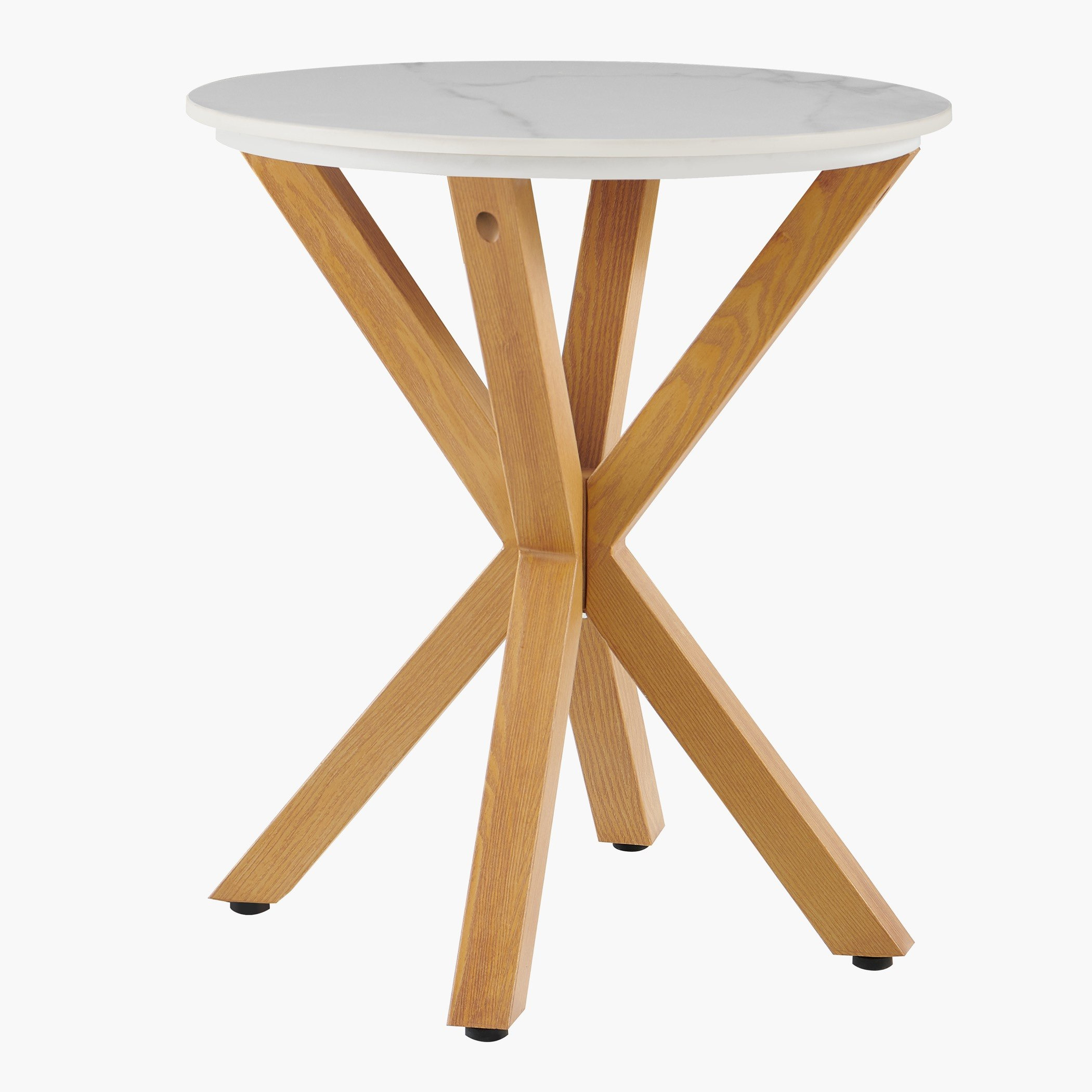 Welwick Round Sintered Stone Top End Table-hbxfurniture-livingroom-endtables-image-6