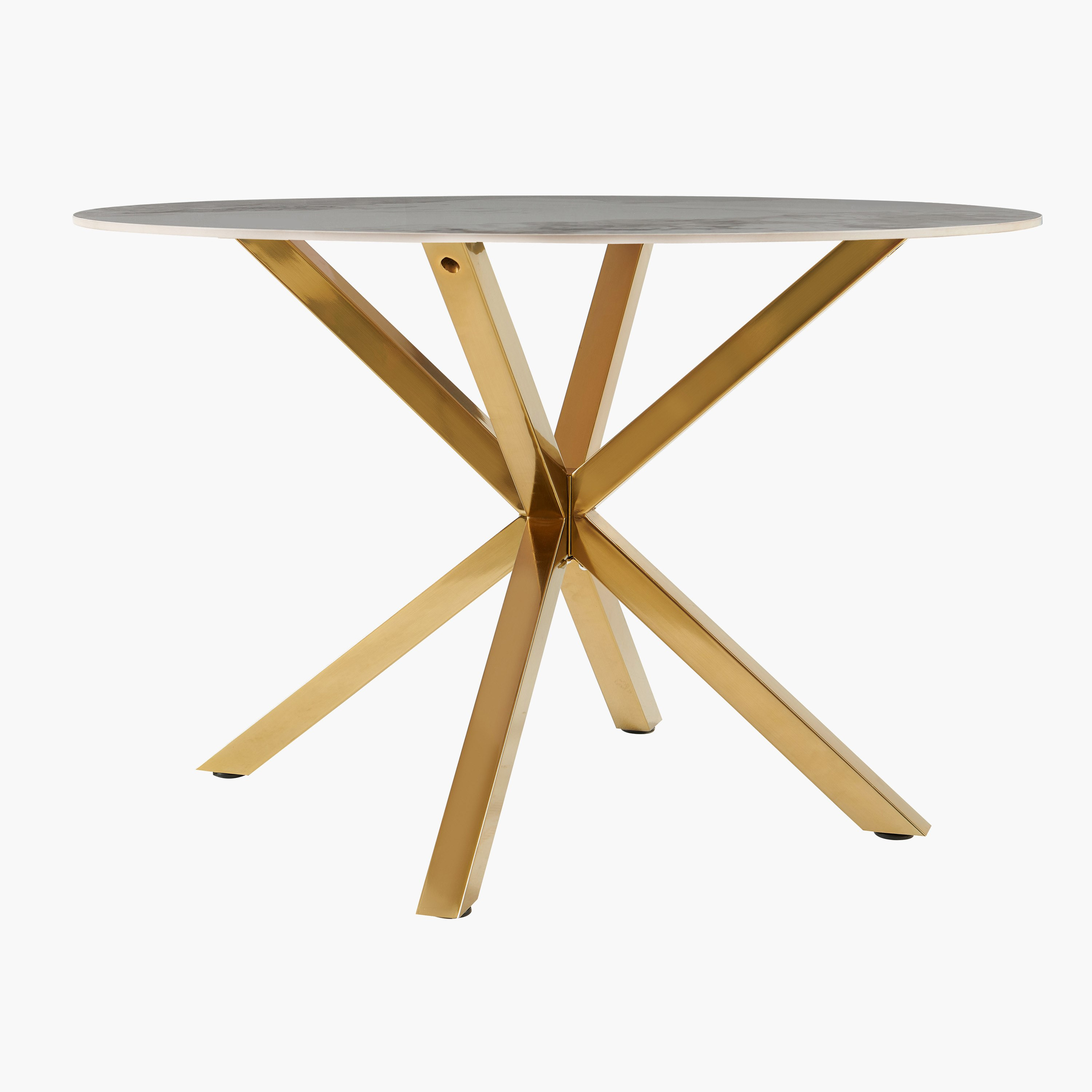 Welwick 4-Seater Round Sintered Stone Top Dining Table-hbxfurniture-diningtablesandsets-diningtables-fourseater-image-5