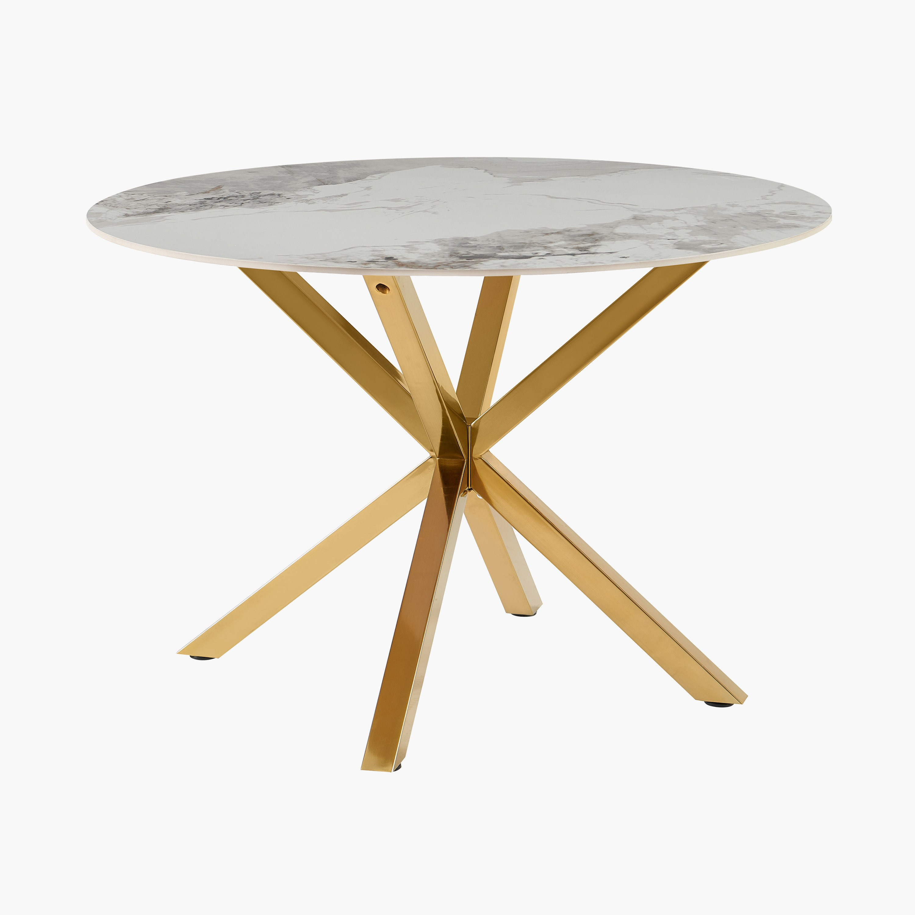 Welwick 4-Seater Round Sintered Stone Top Dining Table-hbxfurniture-diningtablesandsets-diningtables-fourseater-image-6
