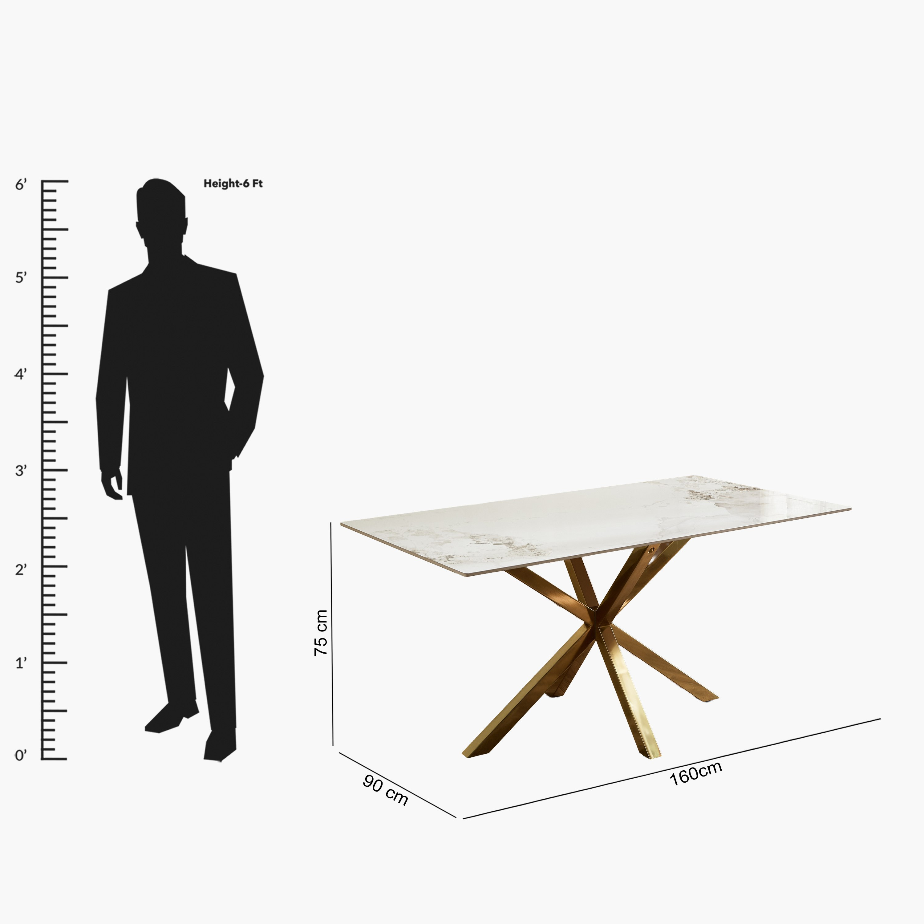 طاولة سفرة 6 مقاعد من الحجر الملبد من ويلويك-hbxdiningroom-diningtablesandsets-diningtables-sixseater-image-7