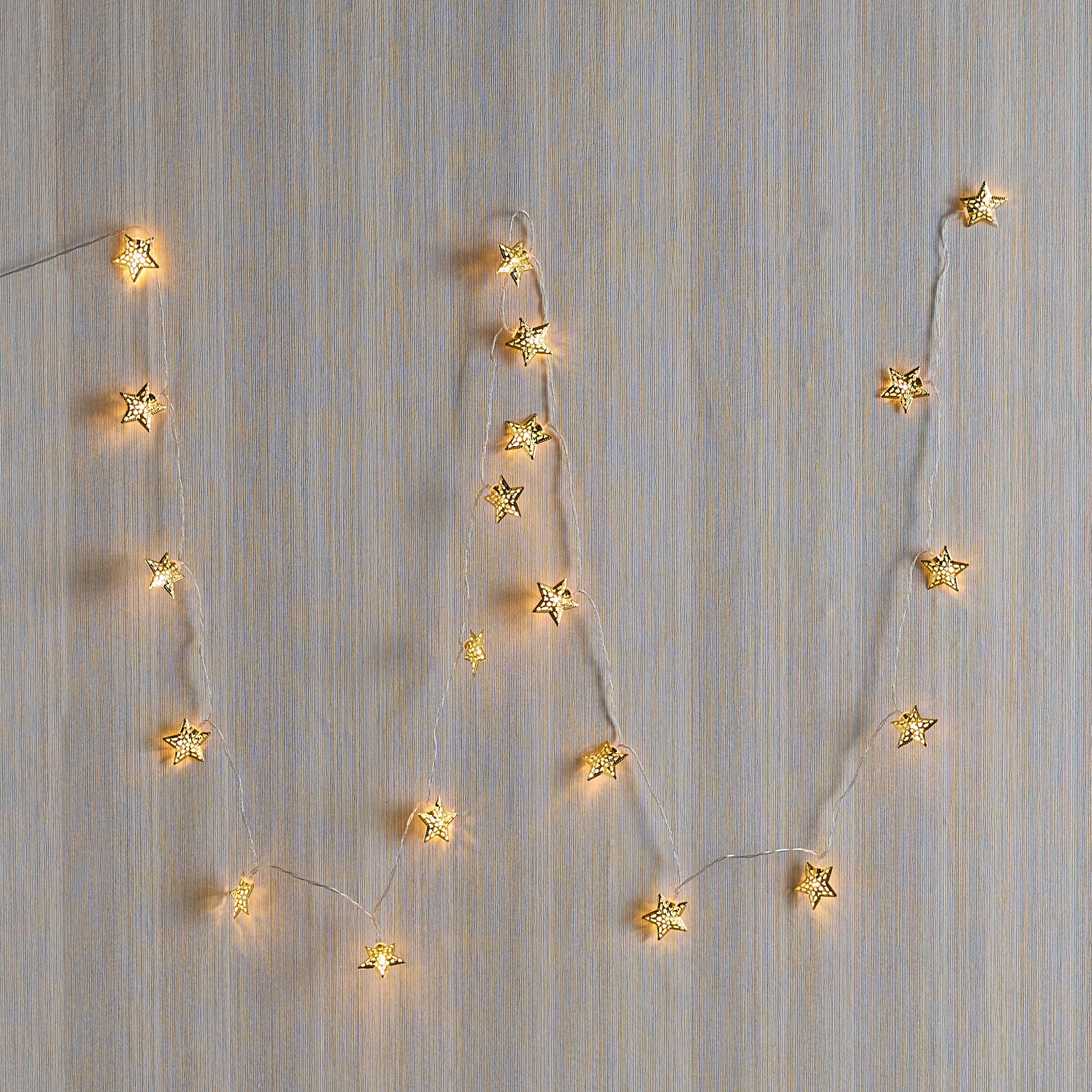 Orla 3AA 20 LED Metal Carved Star String Light - 172 cm-hbxdiningroom-lighting-decorativesandstringlights-image-5