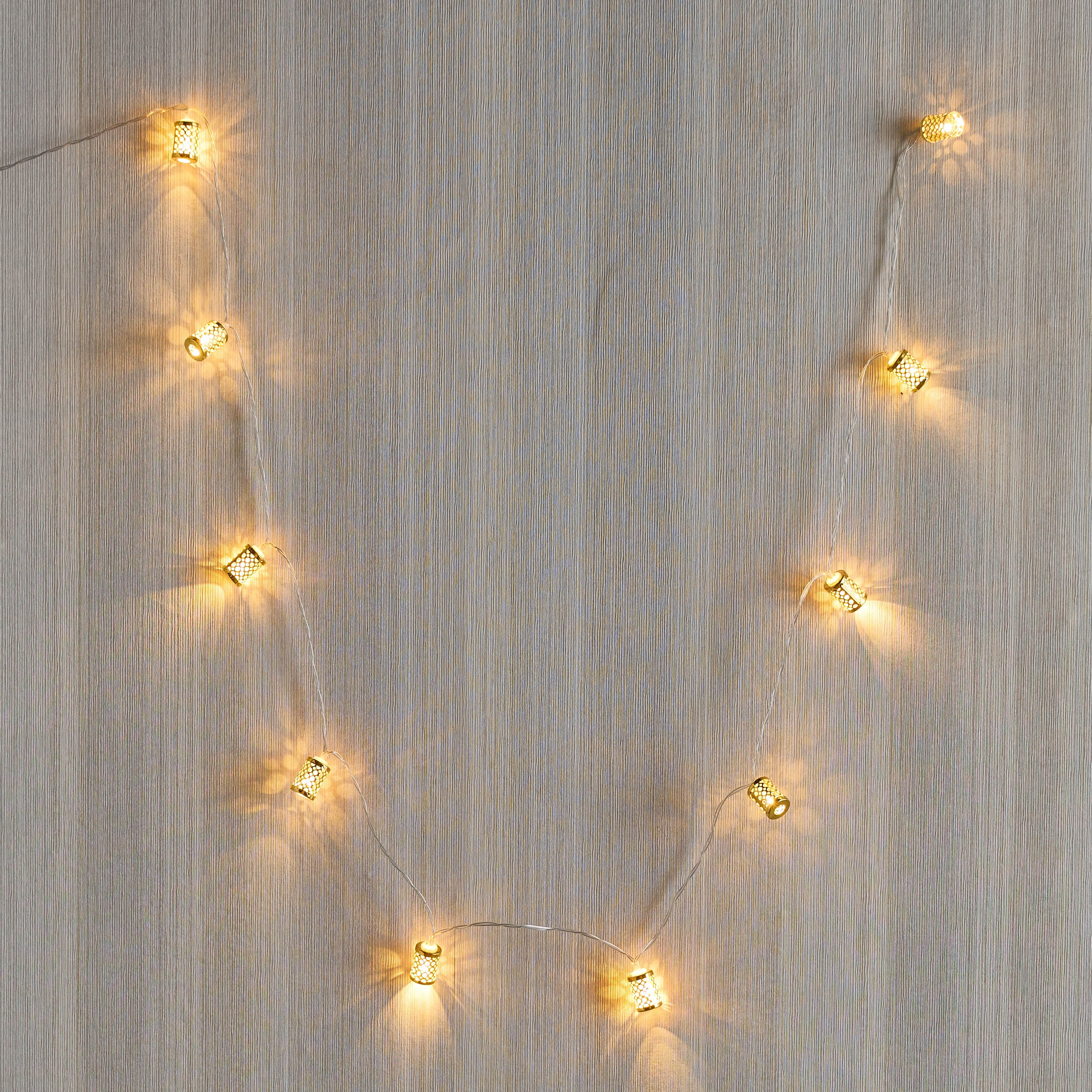 Orla 3AA 10 LED Metal Carved Tube String Light - 172 cm-hbxdiningroom-lighting-decorativesandstringlights-image-4