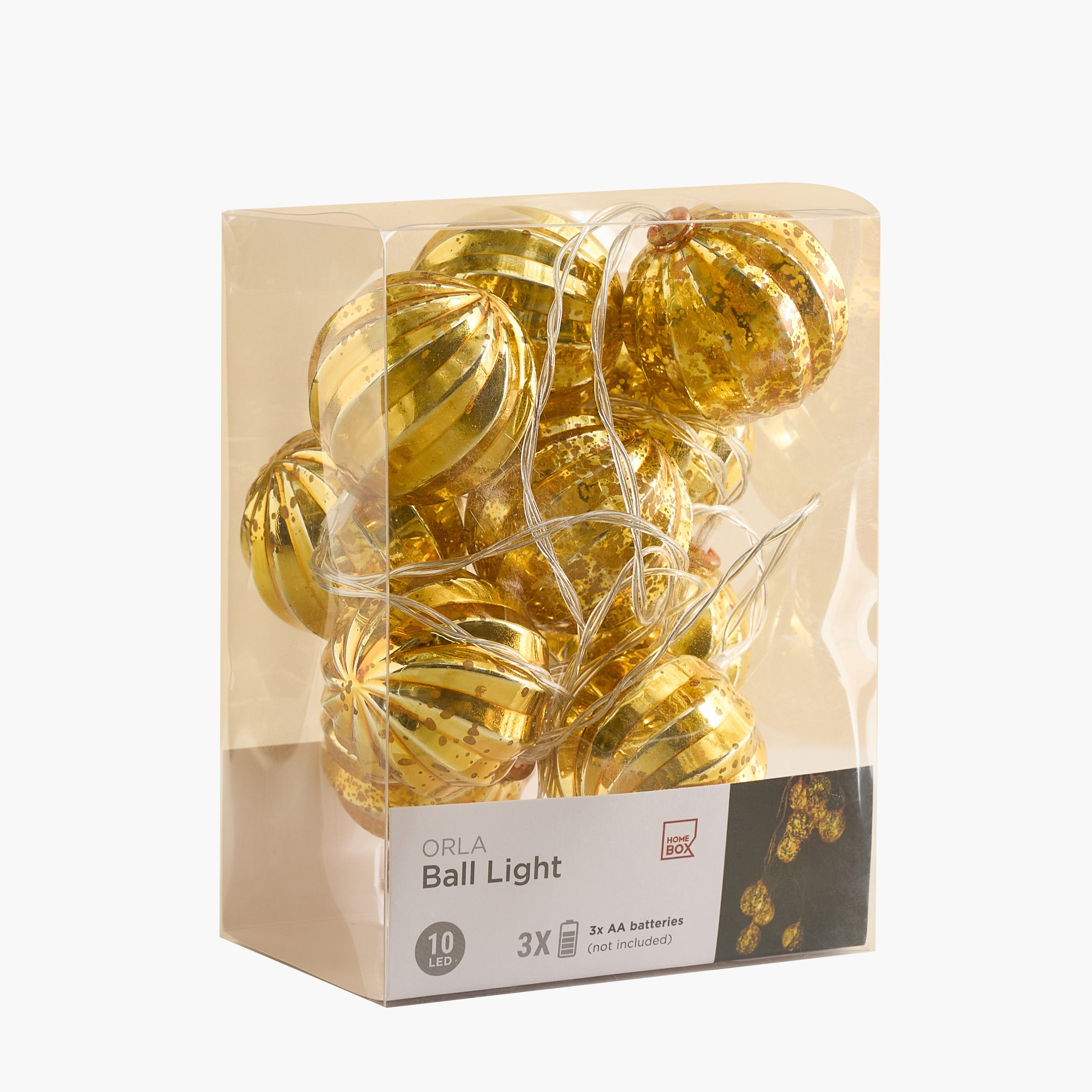 حبل إضاءة 10 لمبات ليد كرات مخططة بـ 3 بطاريات AA من أورلا - 172 سم-hbxdiningroom-lighting-decorativesandstringlights-image-10