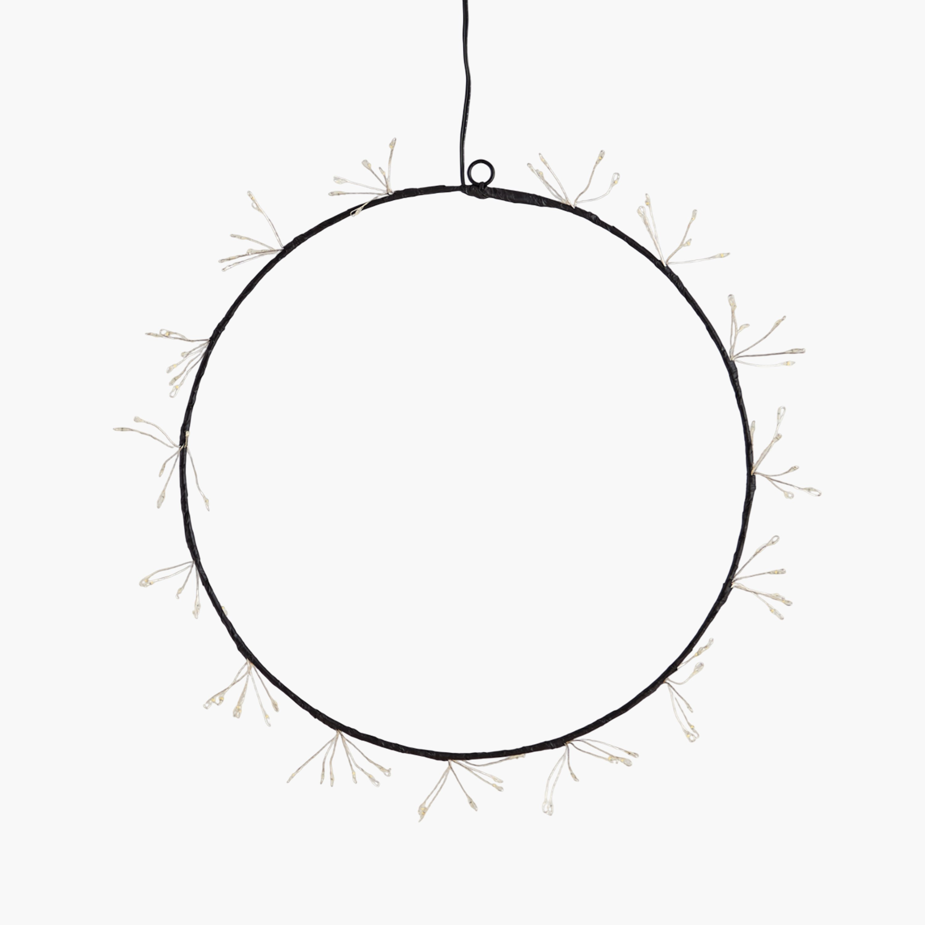 Orla 90 LED Round Metal Hanging Light - 30 cm-hbxdiningroom-lighting-decorativesandstringlights-image-10