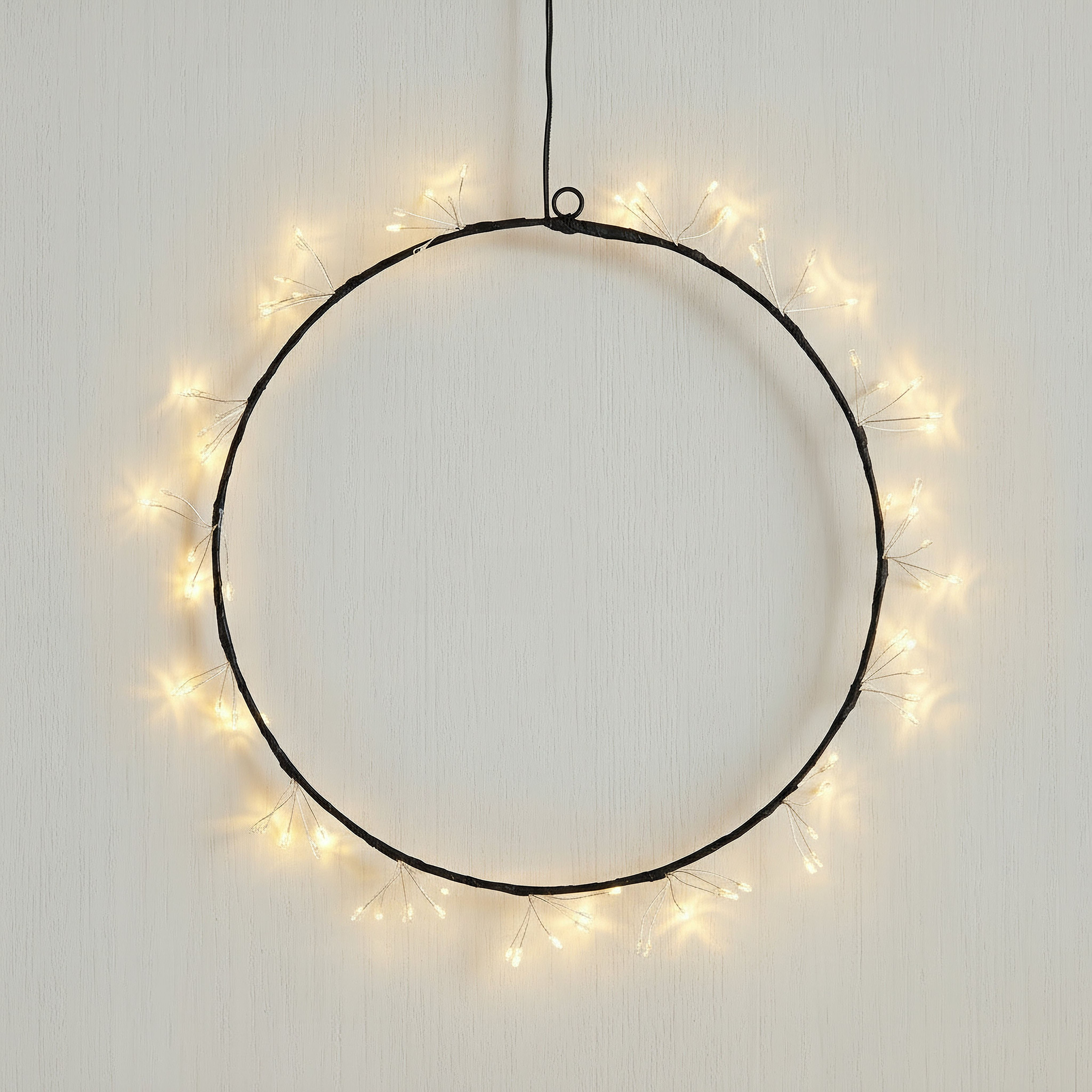 Orla 90 LED Round Metal Hanging Light - 30 cm-hbxdiningroom-lighting-decorativesandstringlights-image-1