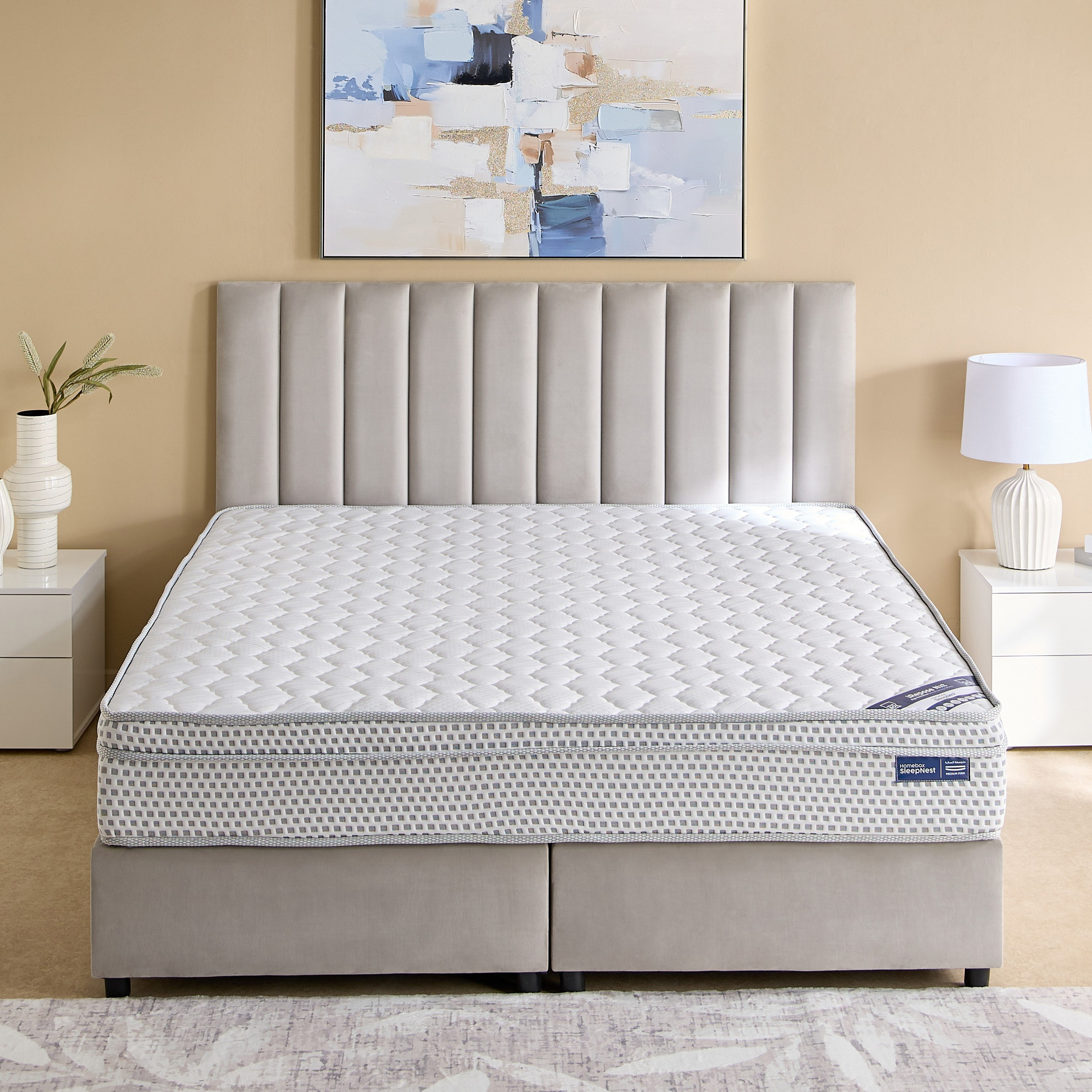 iRepose Nxt Box Top Bonnell Spring King Mattress - 180x210x24 cm-hbxfurniture-mattresses-king-image-2