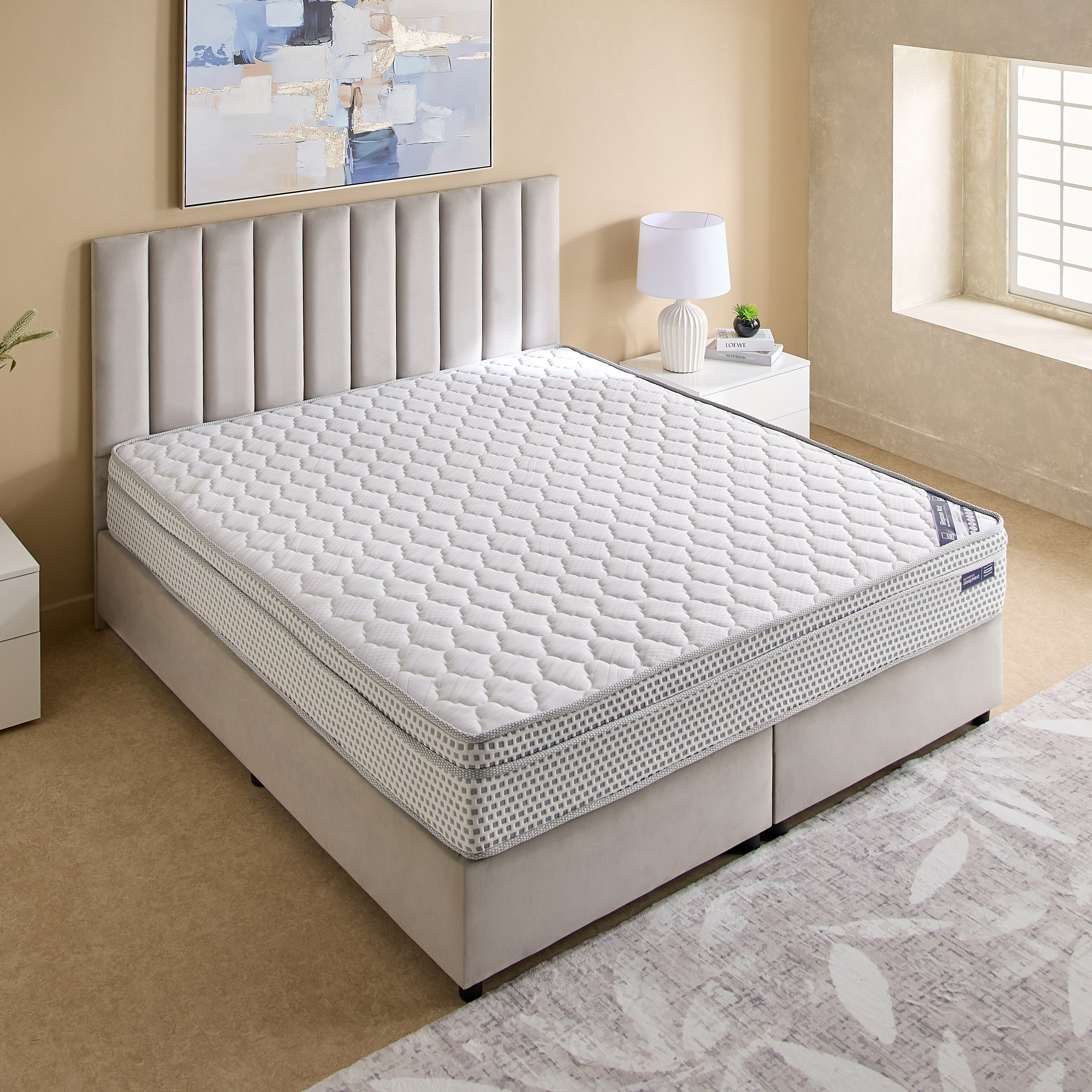iRepose Nxt Box Top Bonnell Spring King Mattress - 180x210x24 cm-hbxfurniture-mattresses-king-image-3