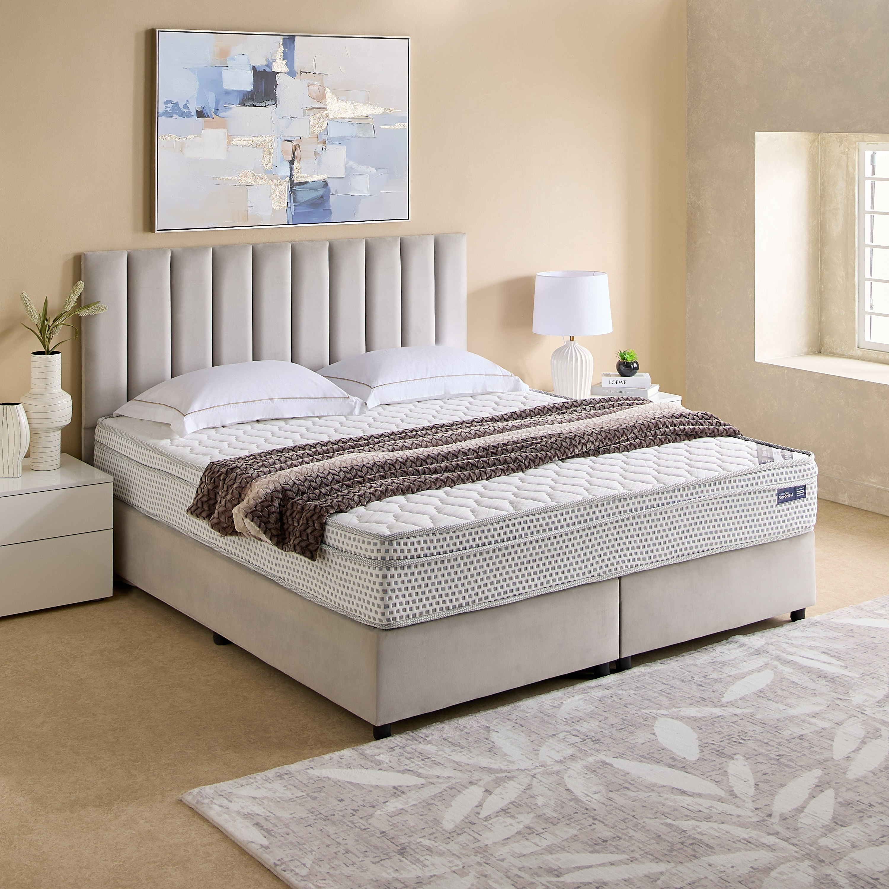 iRepose Nxt Box Top Bonnell Spring King Mattress - 180x210x24 cm-hbxfurniture-mattresses-king-image-8
