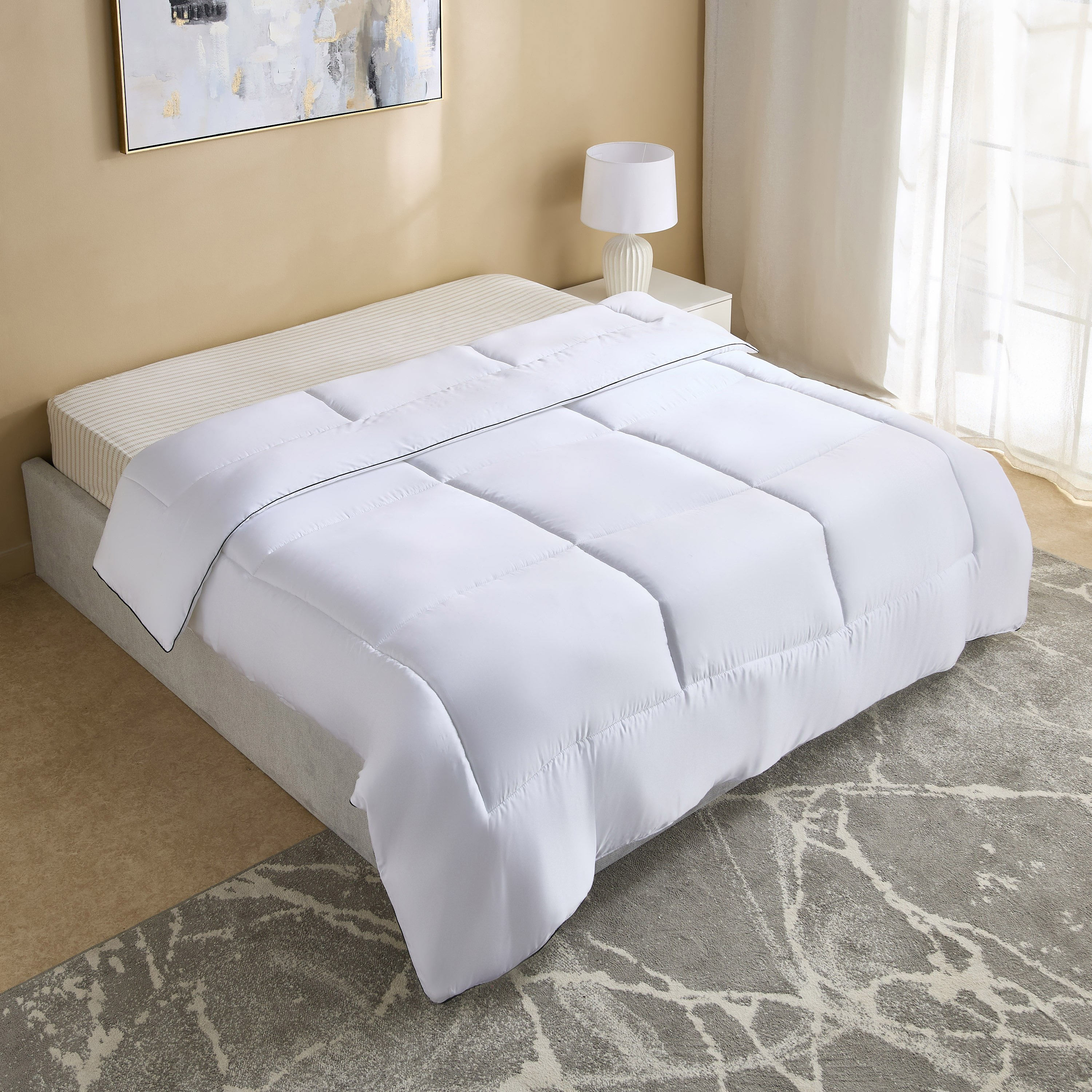 حشوة لحاف كوين كينج تنسل بعدد خيوط 300 من تنسل بليس - 220x220 سم-hbxhomeware-hbxbedroom-image-1