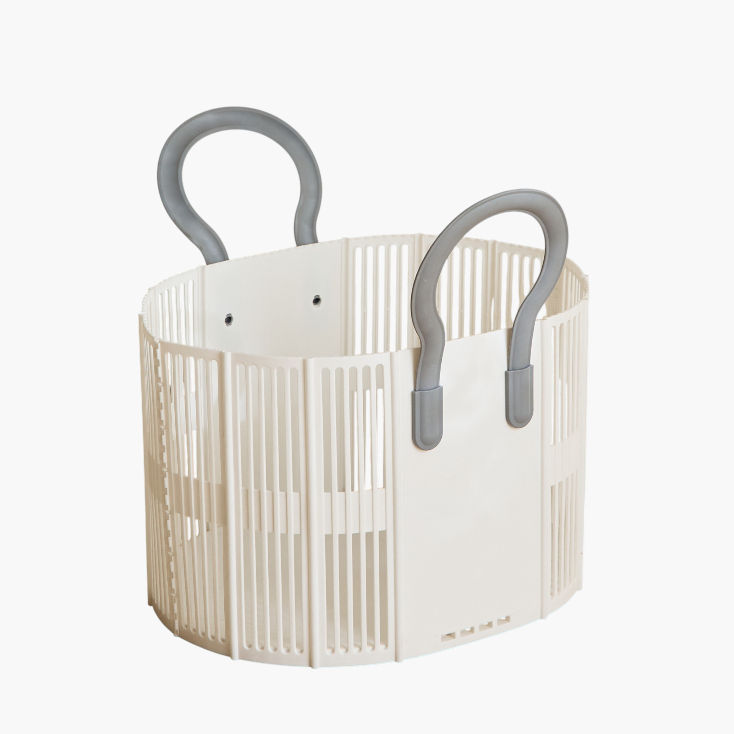 Sterlite Collapsible Laundry Basket with Handle - 48x31x30 cm-hbxbathroom-bathroomstorage-laundryhampers-image-6