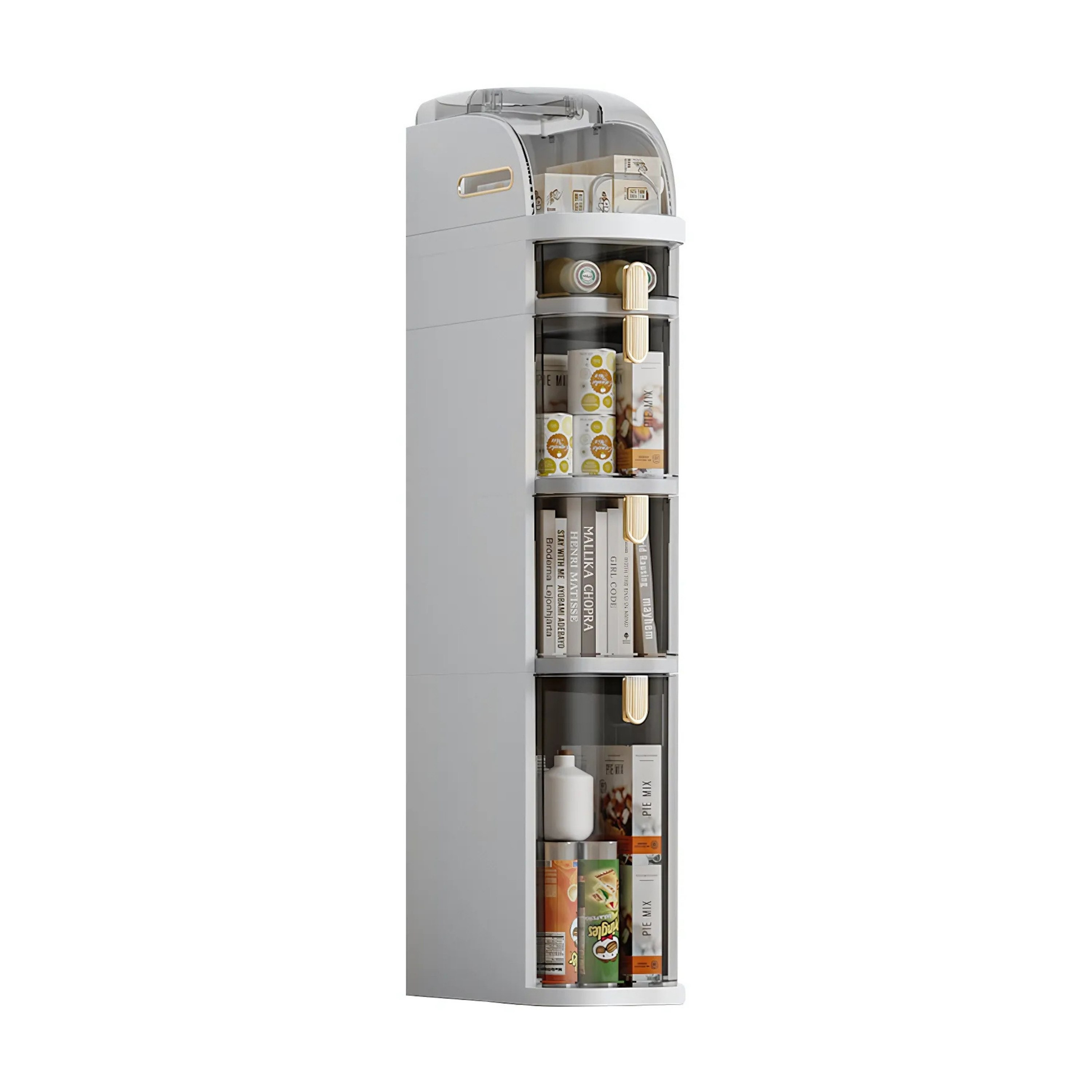 Melvin 4-Tier Storage Drawer Box - 41x18x97 cm-hbxbedroom-bedroomaccessories-bedroomstorage-image-1