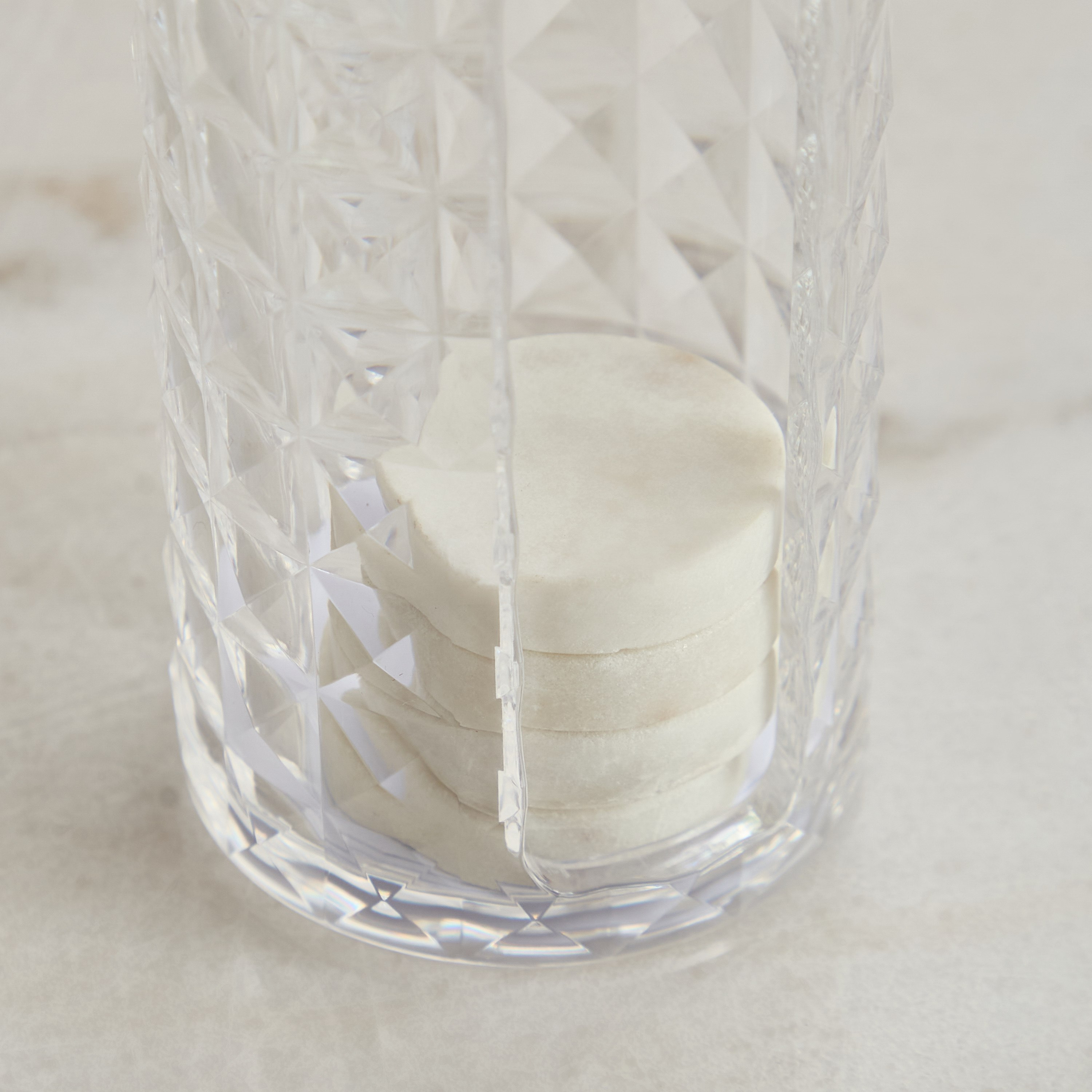 Crystal Cotton Pad Holder - 7.3x18.1 cm-hbxbedroom-bedroomaccessories-jewelleryboxesandholders-image-4