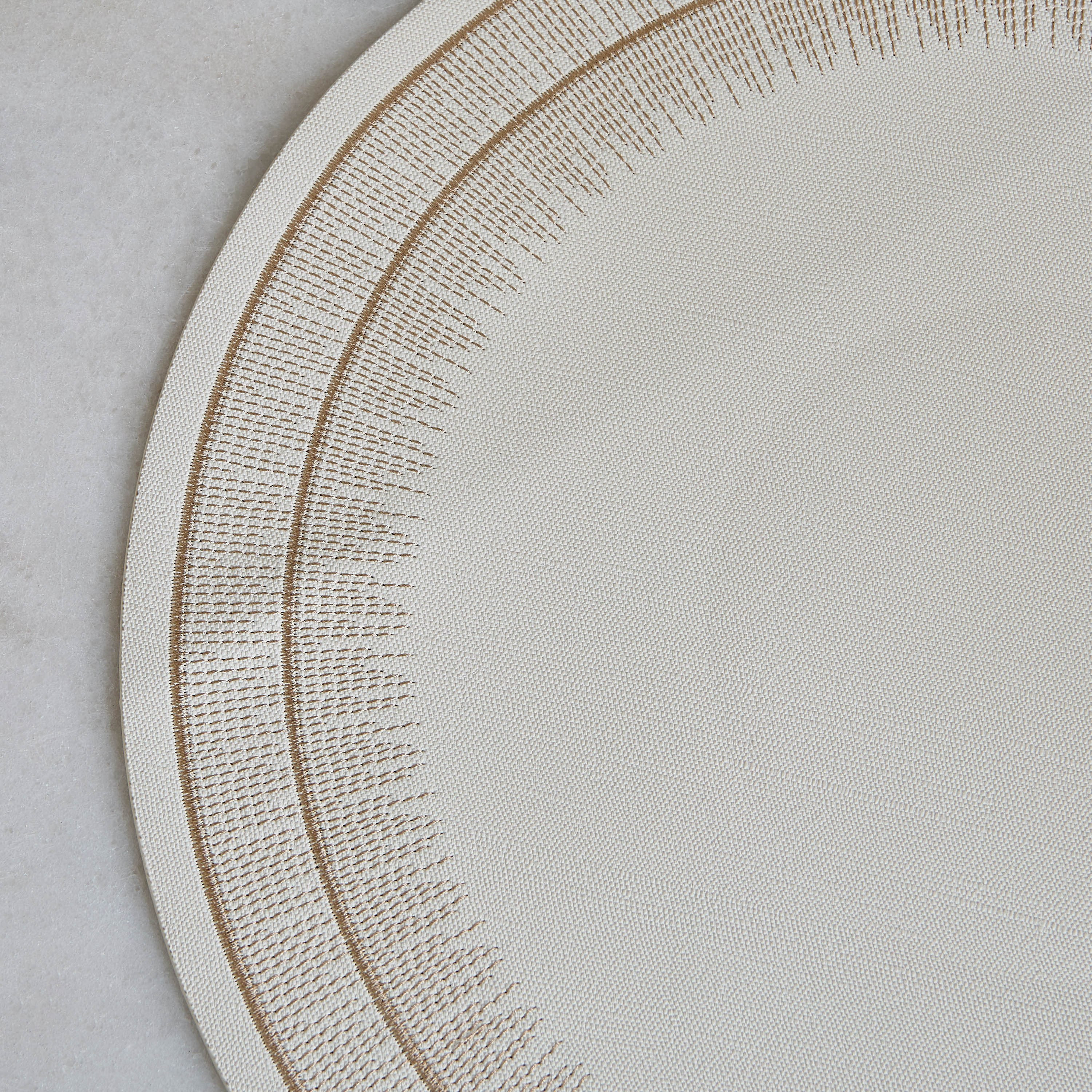 Tabletales Celestile Embroidered PVC Placemat - 37.5 cm-hbxdecorandfurnishings-homefurnishings-tablelinens-image-2