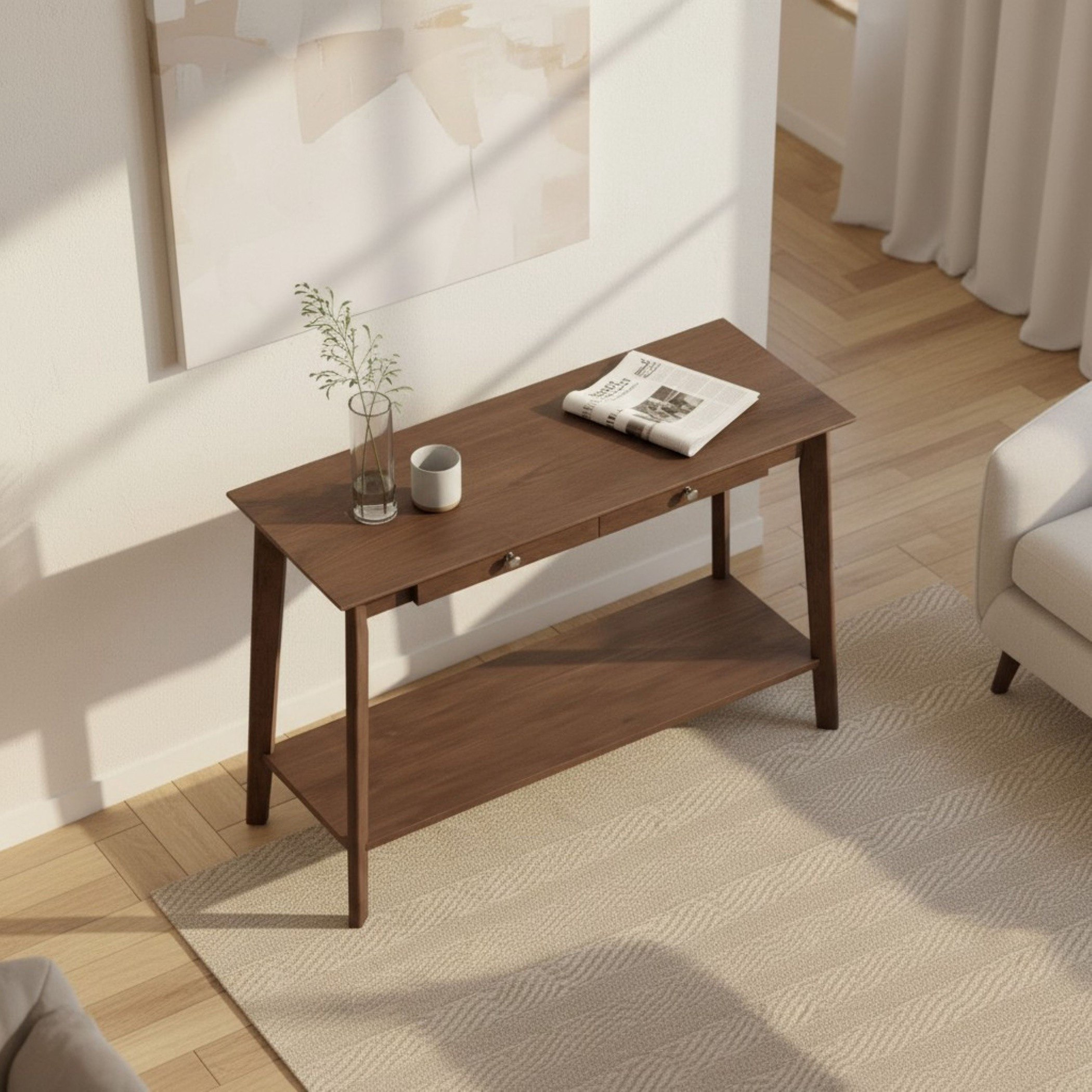 طاولة كونسول بدرجين من سكاندي-hbxfurniture-tablesandstands-consoletables-image-2
