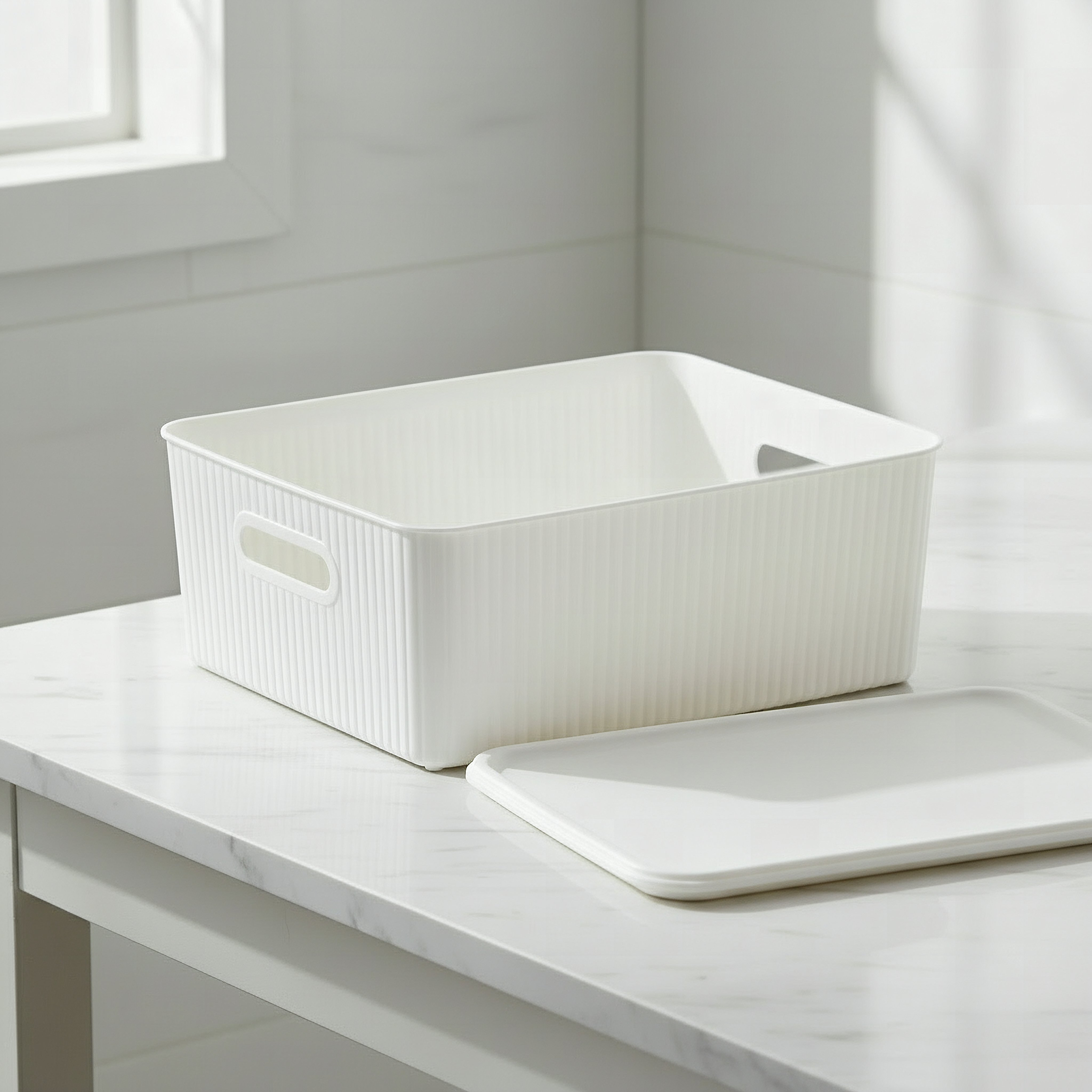 حاوية تخزين مضلعة مع غطاء من أوريون - 19 لتر-hbxhomeware-hbxbathroom-image-2