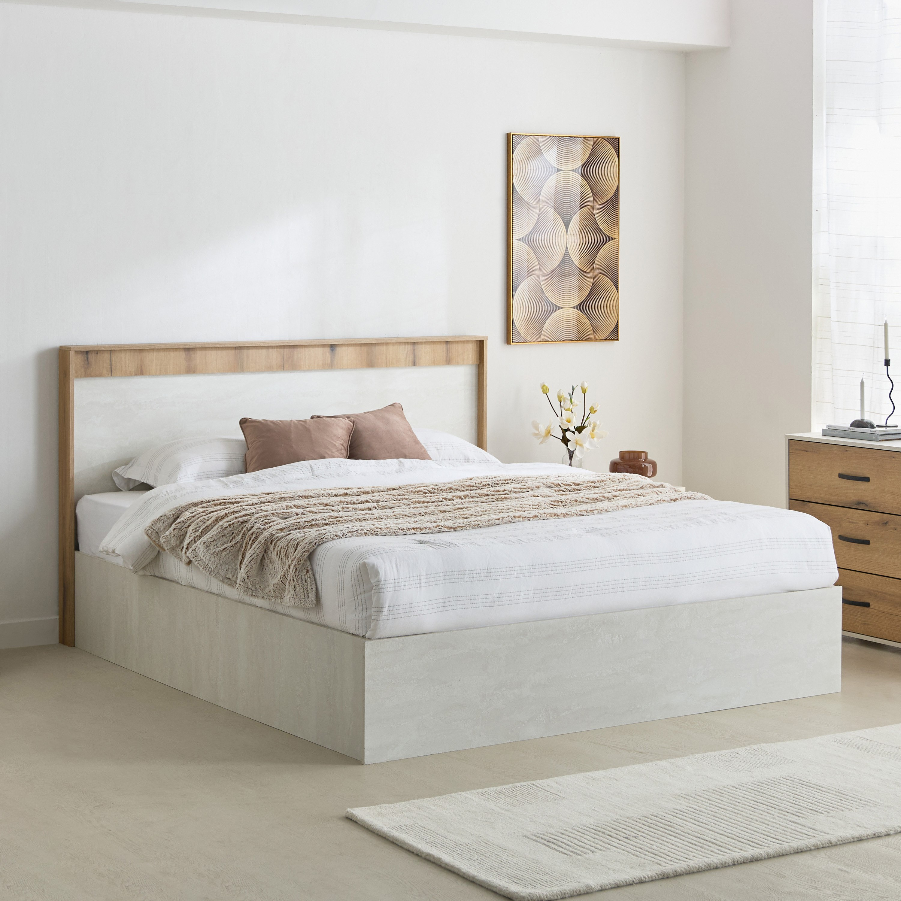 سرير كينج من أثينا يورو - 180x200 سم-hbxfurniture-bedsandbedsets-beds-king-image-1