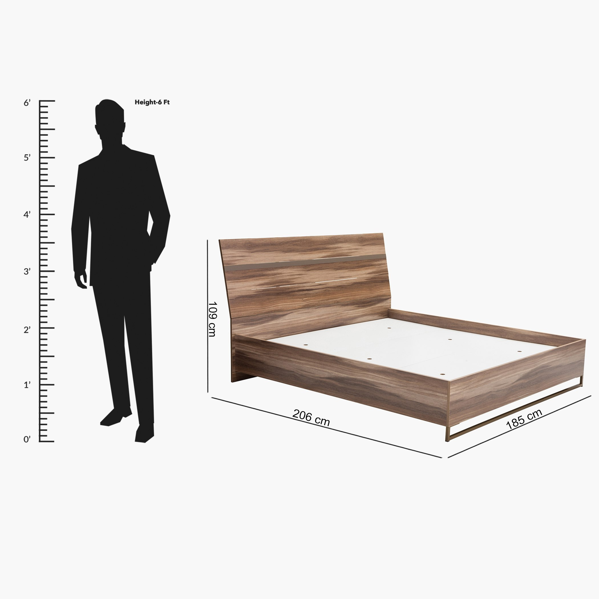 Castellon  King Bed - 180x200 cm-hbxfurniture-bedsandbedsets-beds-king-image-10