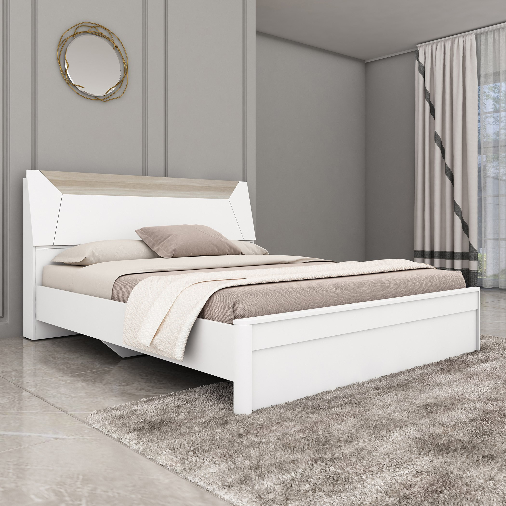 سرير كينج من هركليز - 180×200 سم-hbxfurniture-bedsandbedsets-beds-king-image-1