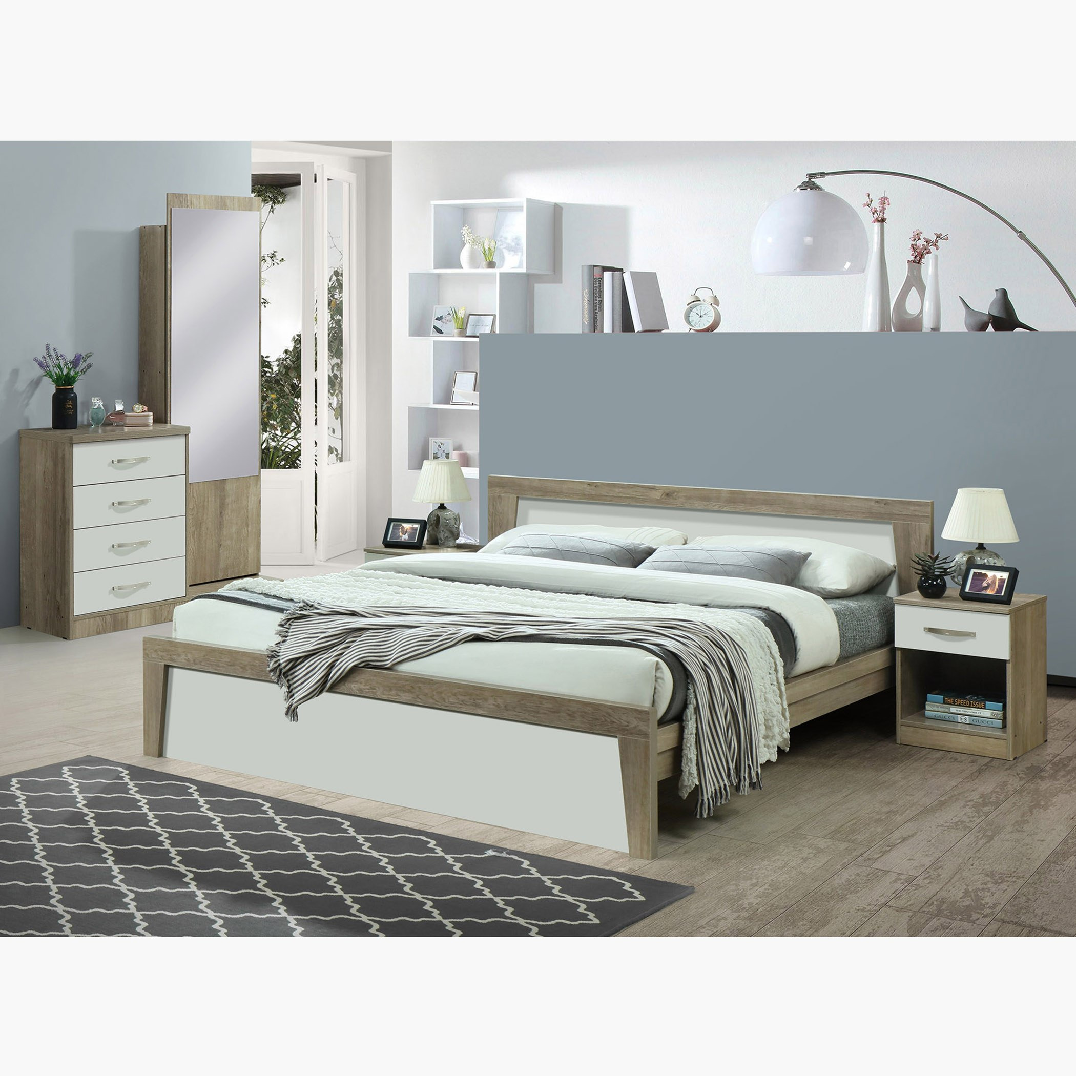 سرير كينج من ميلودي - 180x200 سم-hbxfurniture-bedsandbedsets-beds-king-image-1