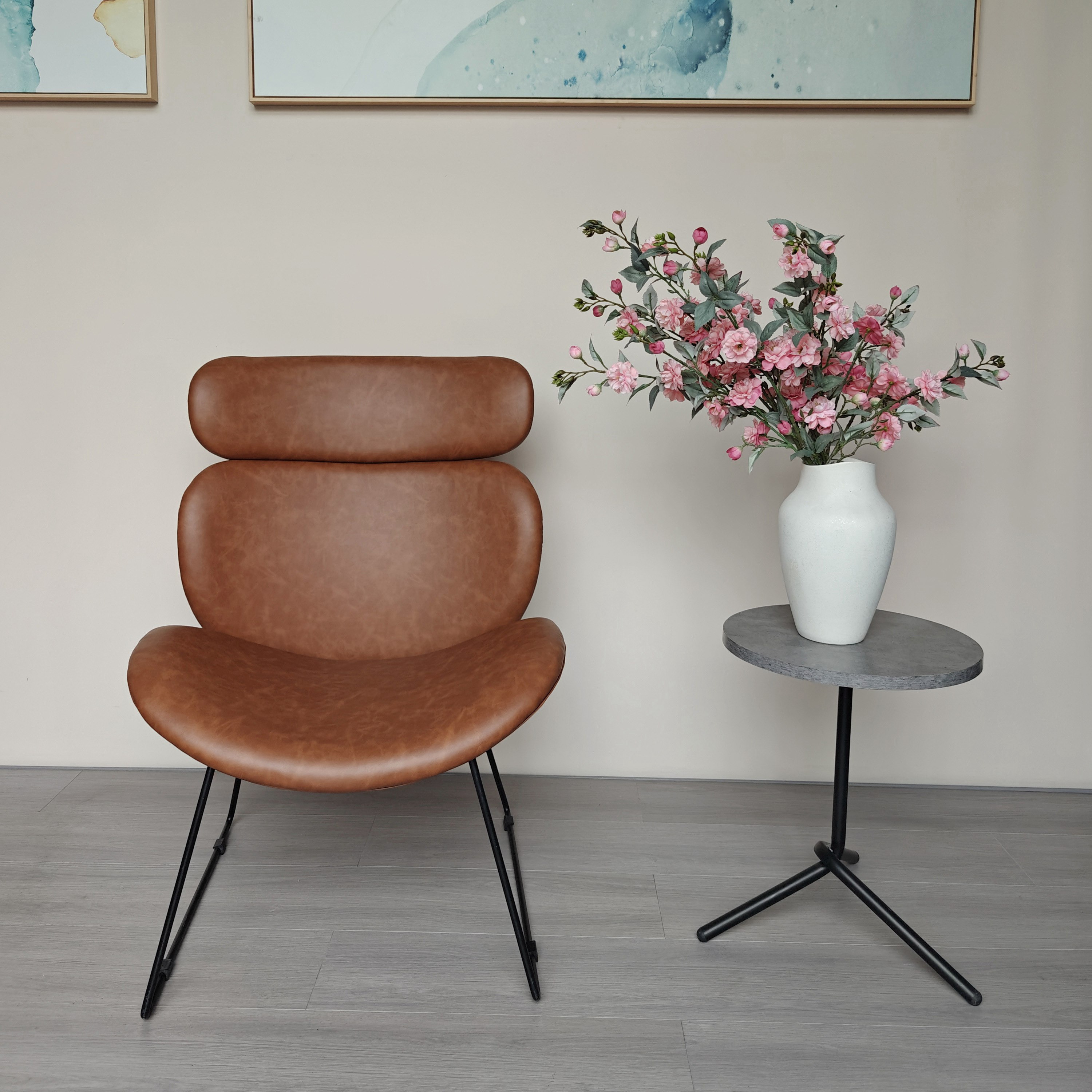 Malta Leather Air Accent Chair-hbxlivingroom-sofasandarmchairs-easychairs-image-1