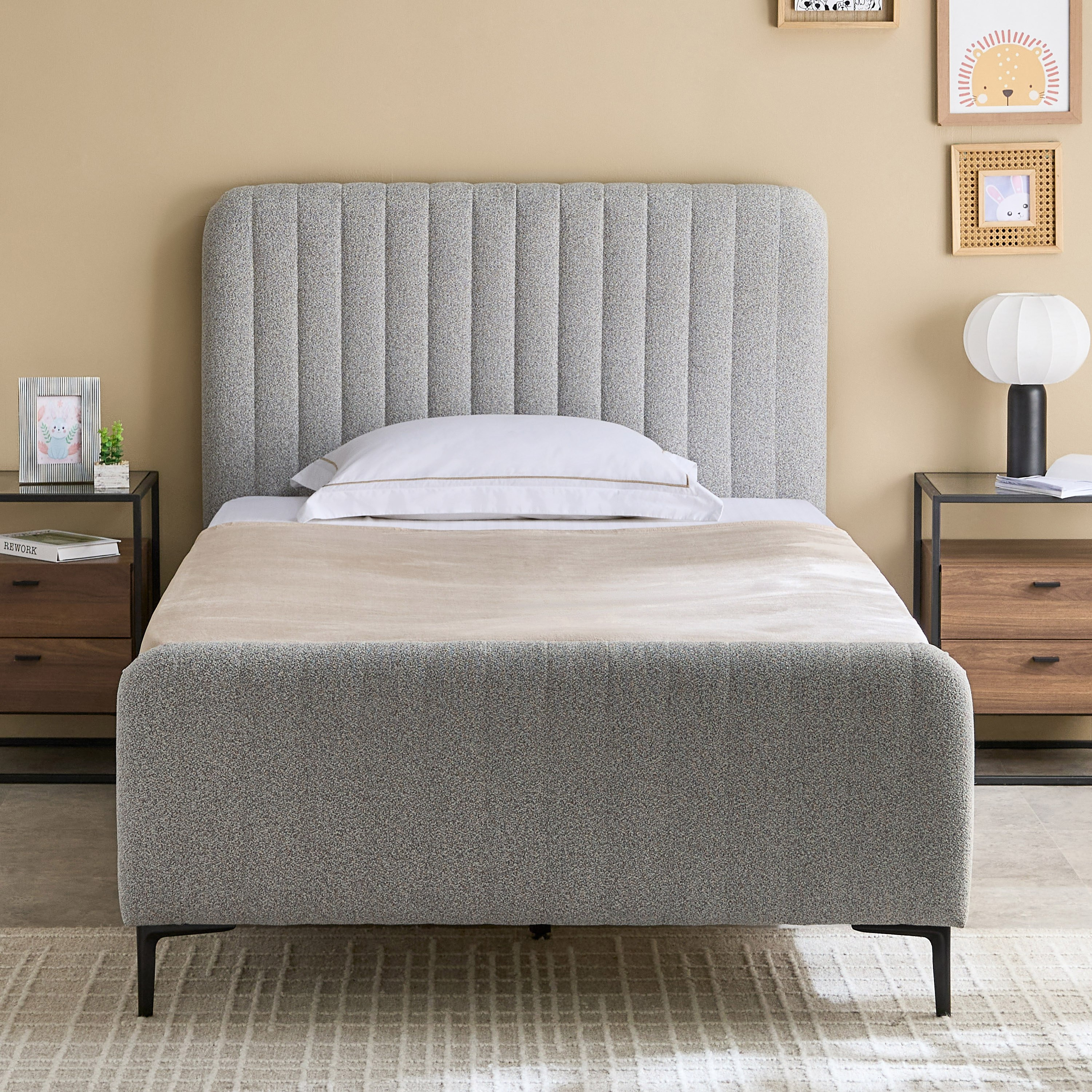 سرير توين منجد - روبي ستانلي من موڤو - 120×200 سم-hbxbedroom-bedsandbedsets-upholsteredbeds-twin-image-2