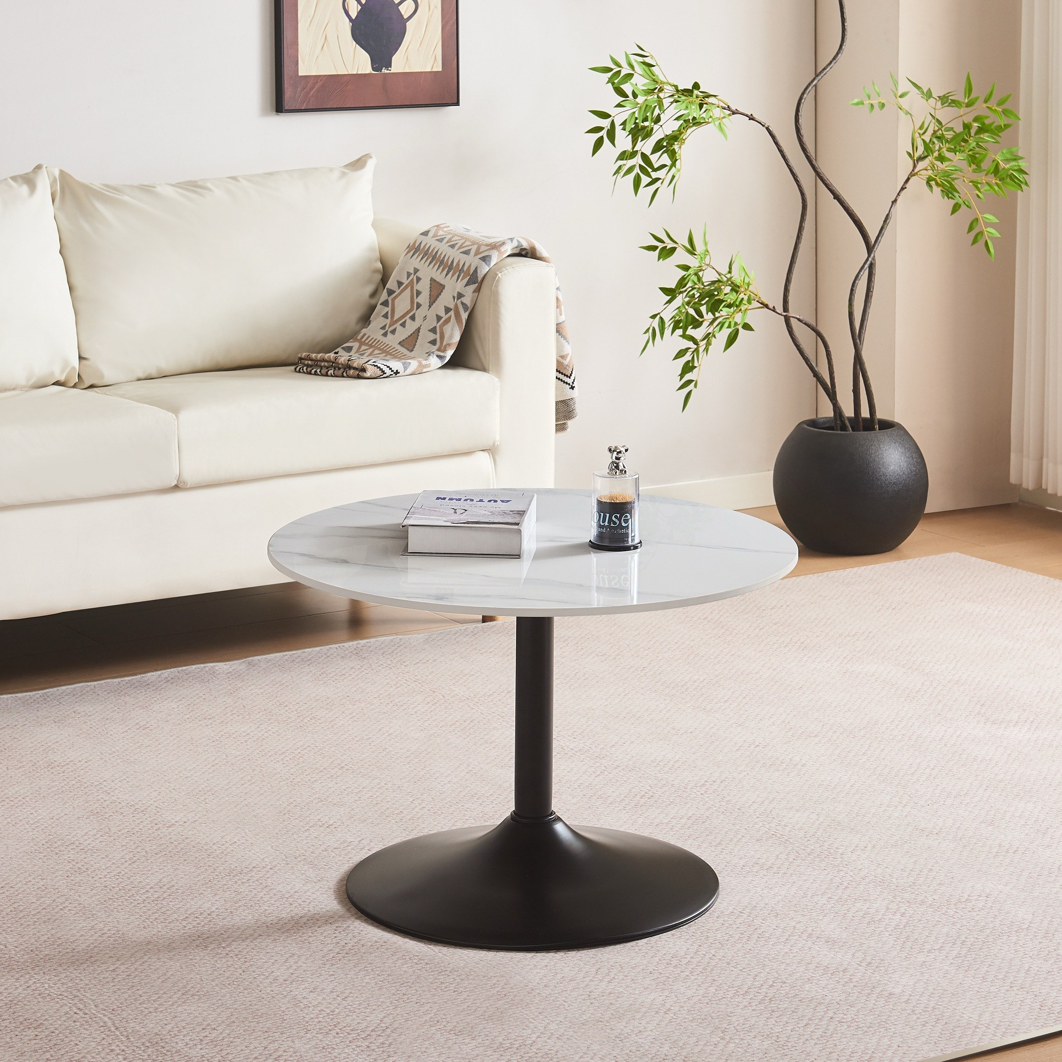 طاولة قهوة مستديرة من الحجر الملبد إن إكس تي من إلفيس-PROMO_HB_UAE_THRESHOLD_Furniture_020426-image-1
