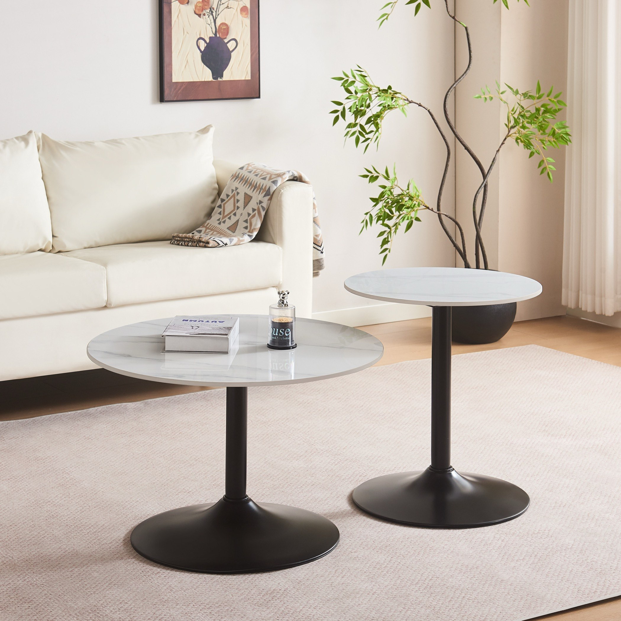 Elvis NXT Sintered Stone Round End Table-hbxfurniture-livingroom-endtables-image-5