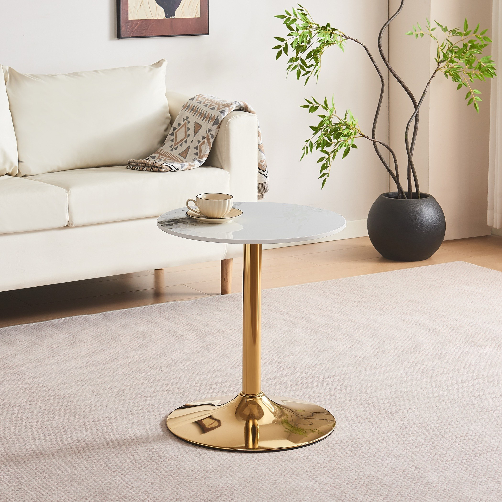 طاولة جانبية مستديرة من الحجر الملبد إن إكس تي من إلفيس-hbxfurniture-livingroom-endtables-image-1