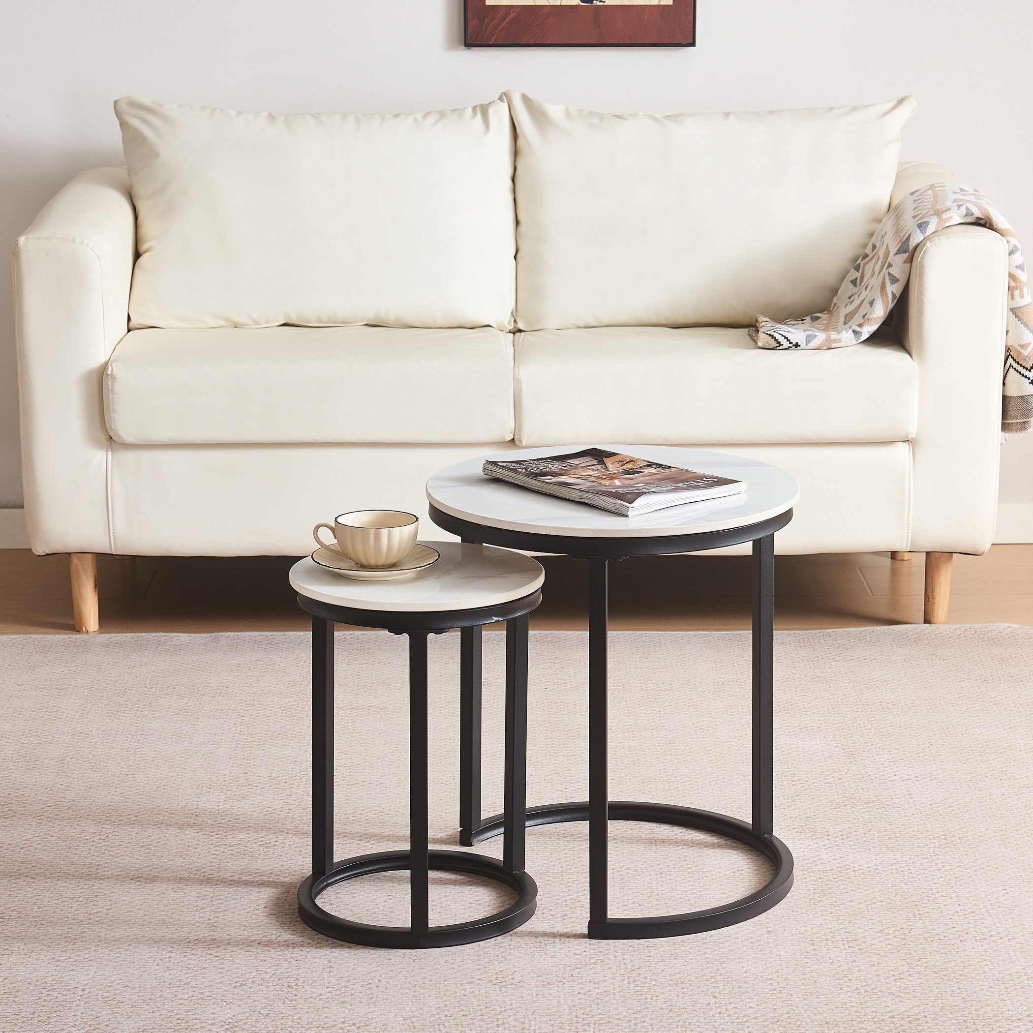 Roma Sintered Stone Nest of Tables - Set of 2-hbxfurniture-livingroom-nestingtables-image-1