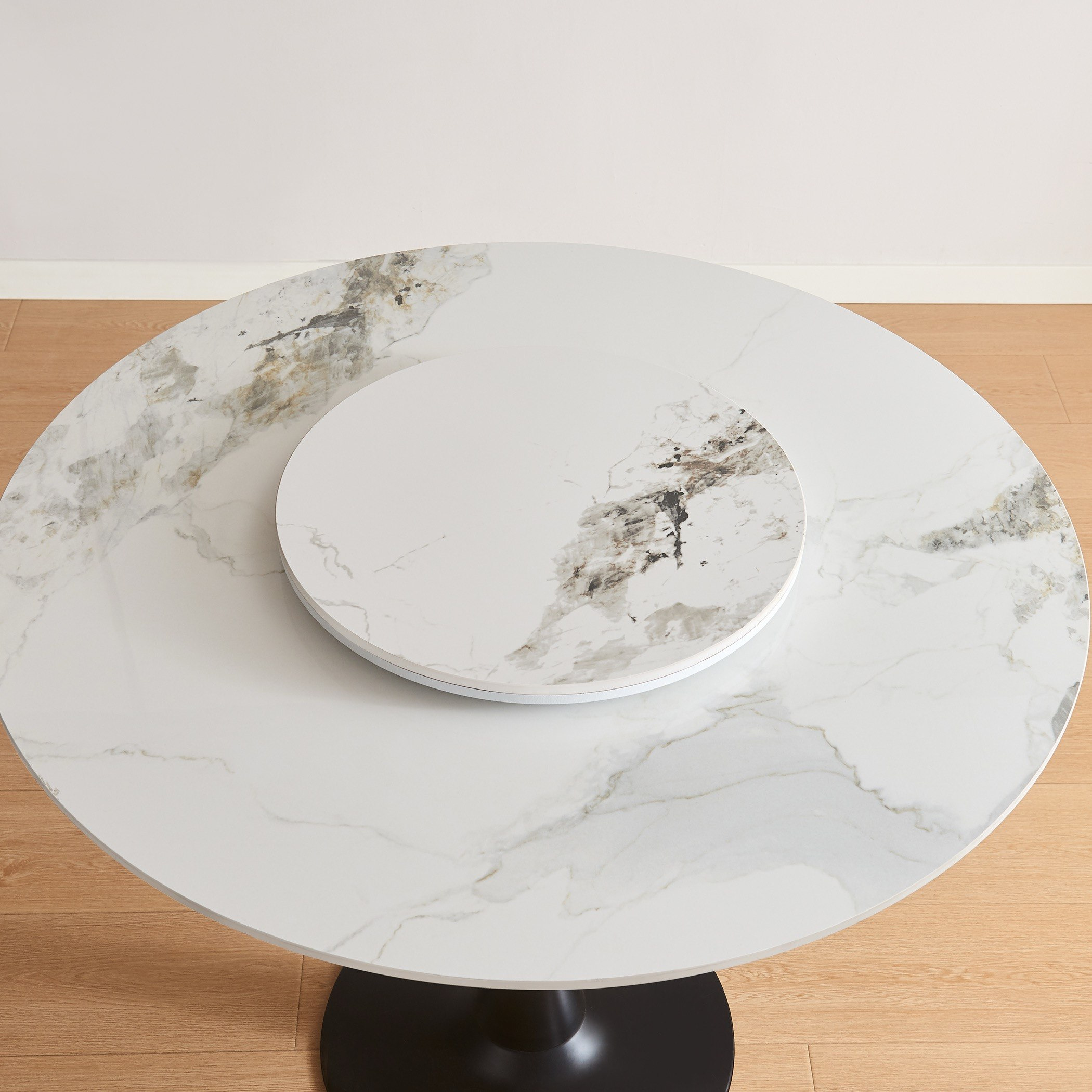 قاعدة طعام دوارة جودة فاخرة للمهام الثقيلة من جلورا - 48 سم-hbxdecorandfurnishings-tabletop-serveware-image-1