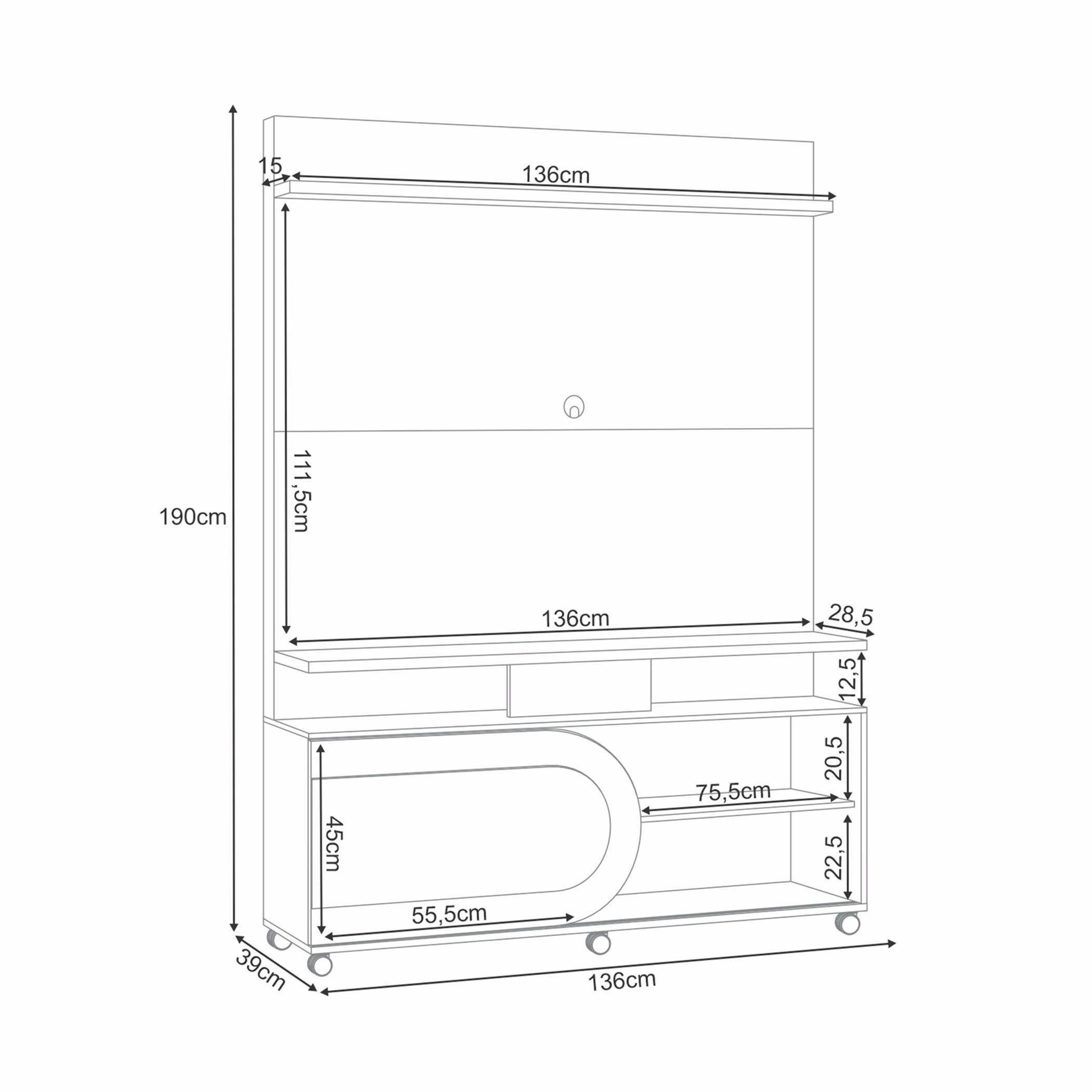 Movo Solano Wall Unit up to 55 Inches-hbxlivingroom-mediaunitsandstorage-wallunits-image-6