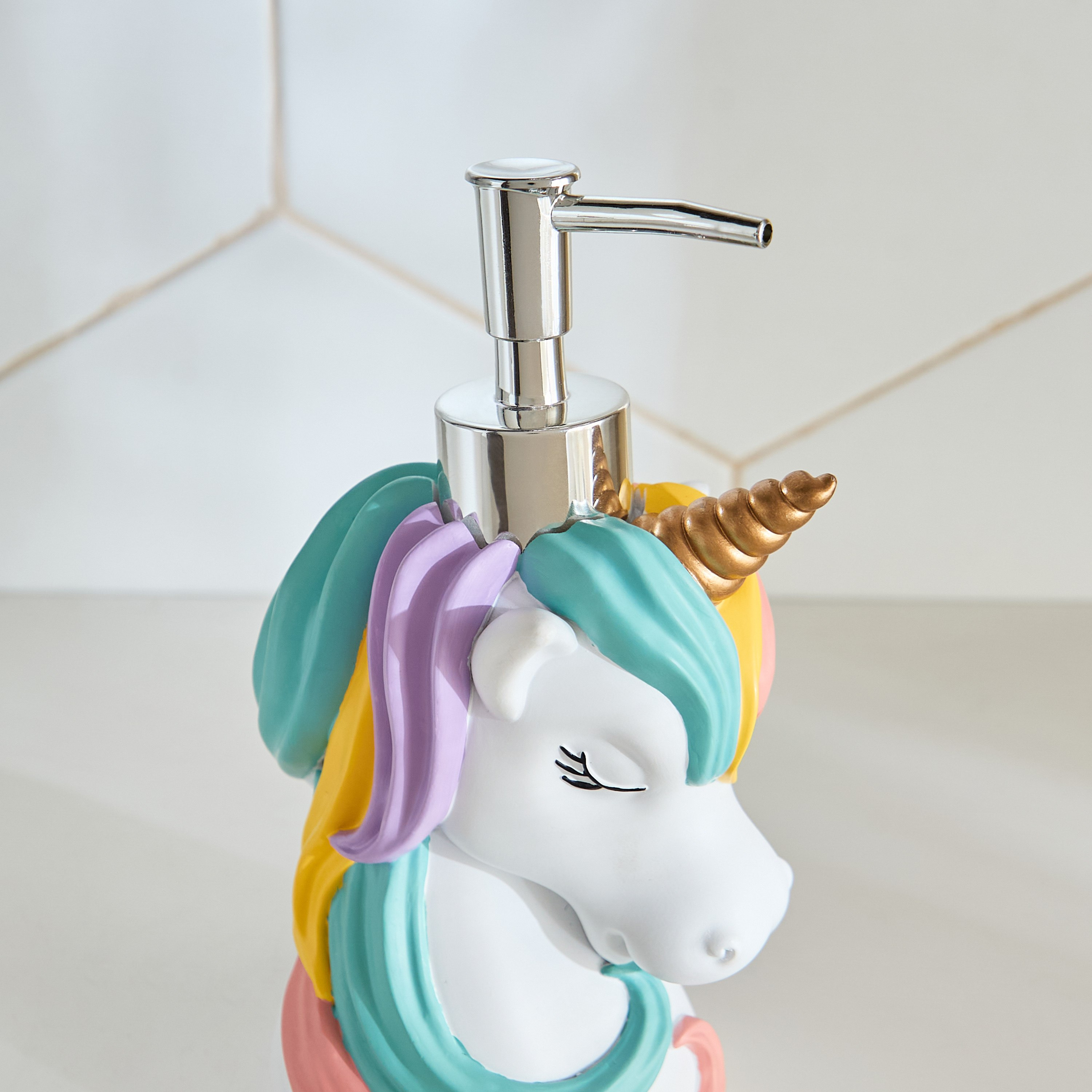 Ivy Harper Unicorn Resin Soap Dispenser - 10x7x19 cm-hbxhomeware-hbxbathroom-image-7