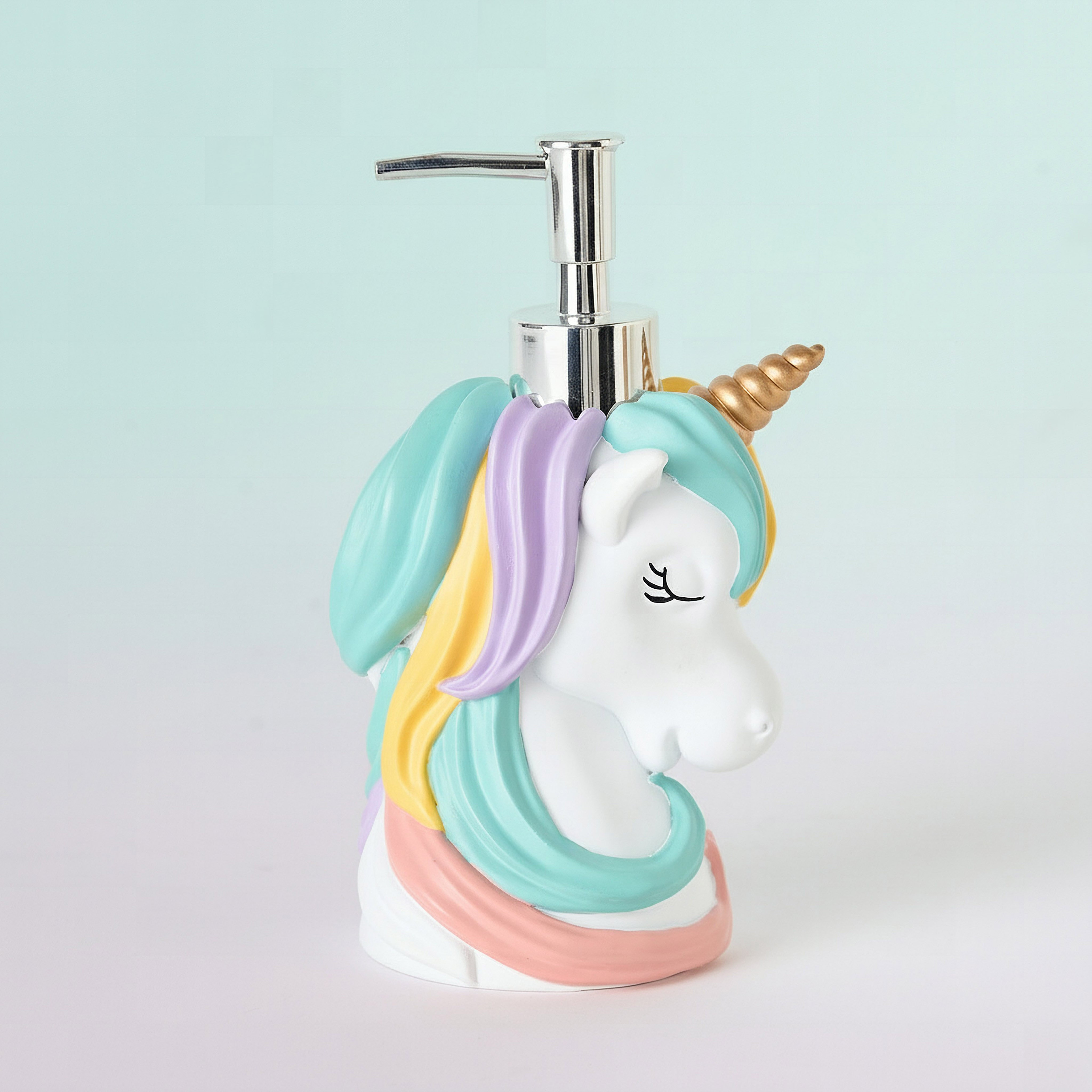 Ivy Harper Unicorn Resin Soap Dispenser - 10x7x19 cm-hbxhomeware-hbxbathroom-image-1