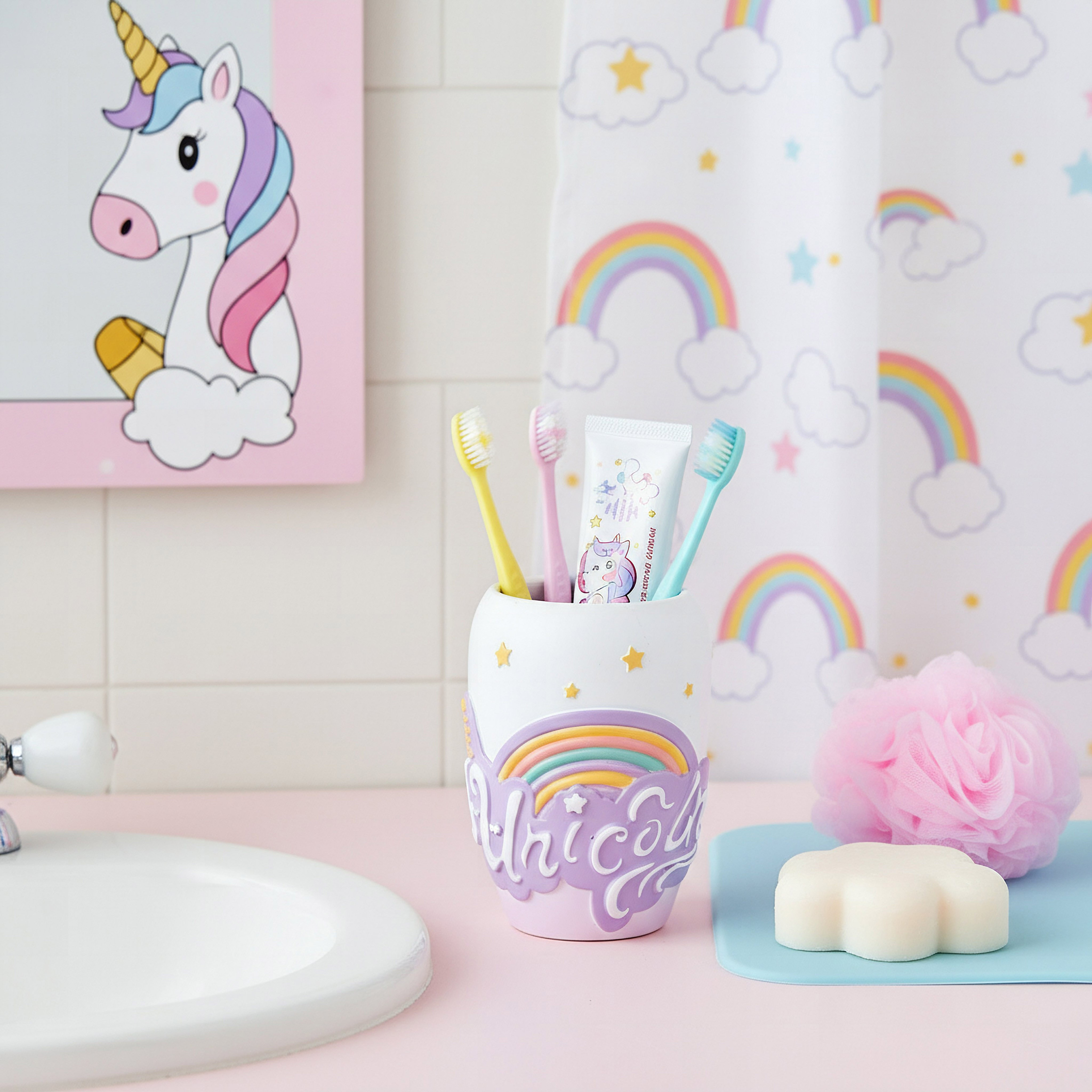 Ivy Harper Unicorn Resin Brush Stand - 8x8x11 cm-hbxhomeware-hbxbathroom-image-4