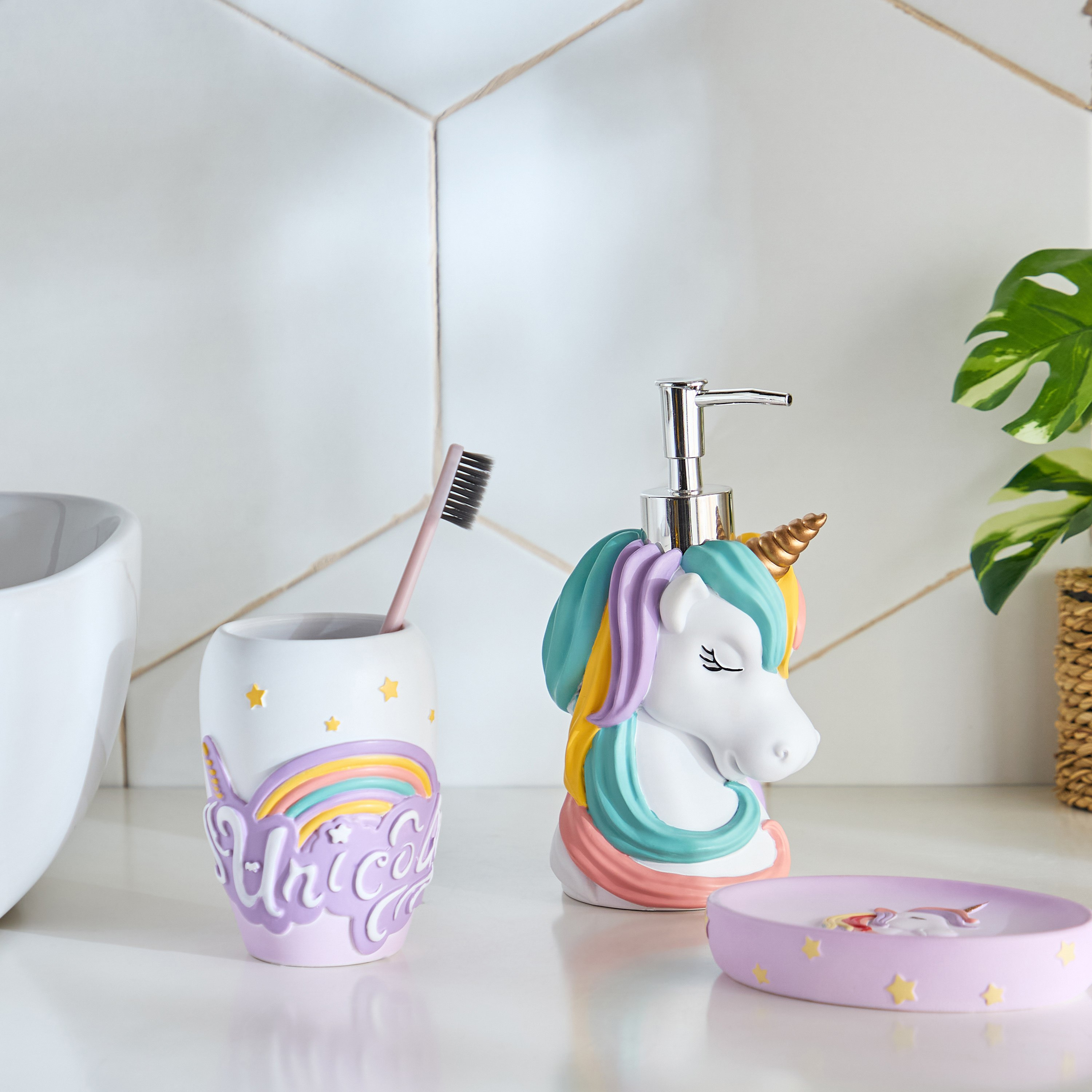 Ivy Harper Unicorn Resin Soap Dish - 13.5x9x2.5 cm-PROMO_HB_BAH_THRESHOLD_Homeware_100426-image-8
