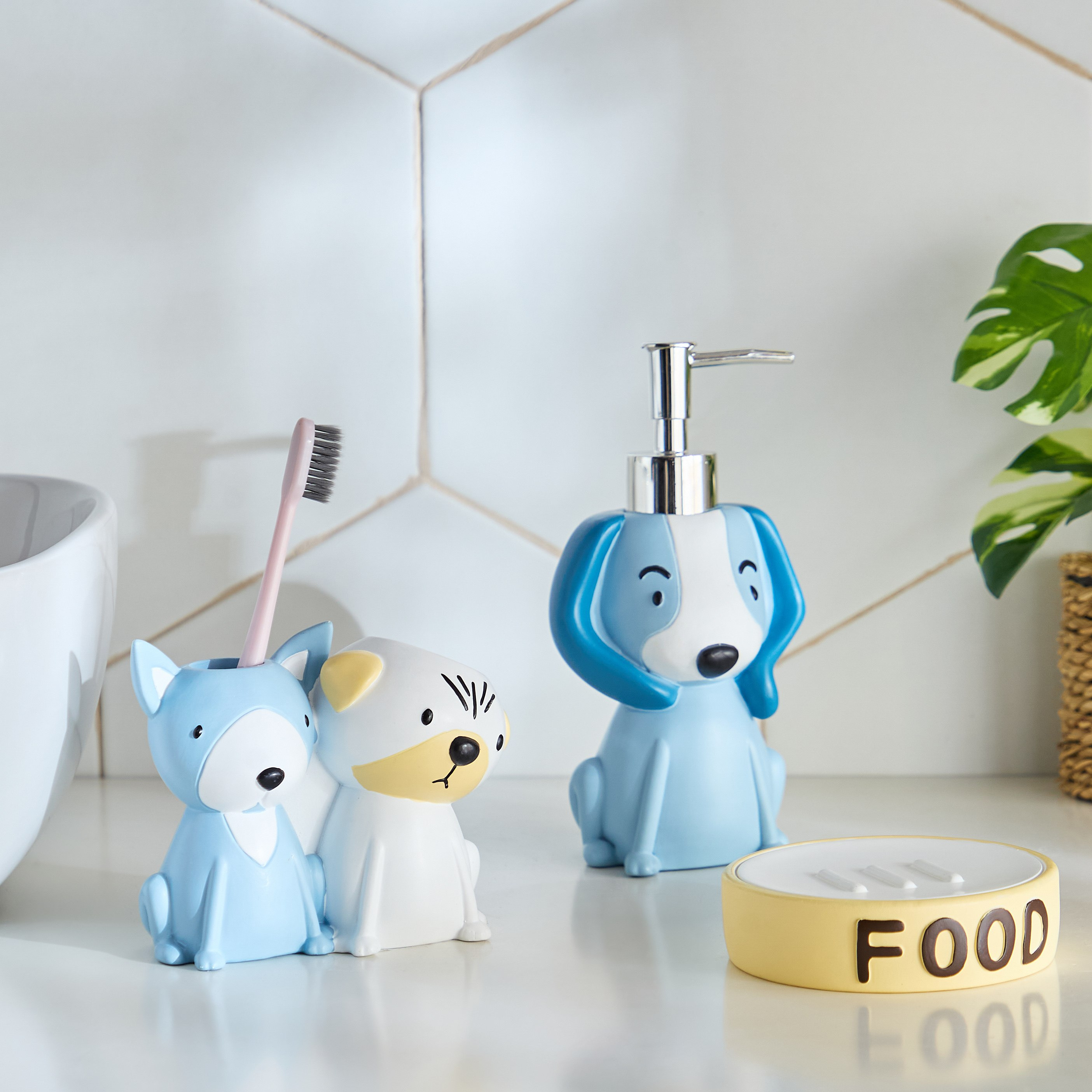 صحن صابون من الراتينج بيتس من جوي هاربر - 10×10×2.5 سم-hbxhomeware-hbxbathroom-image-4