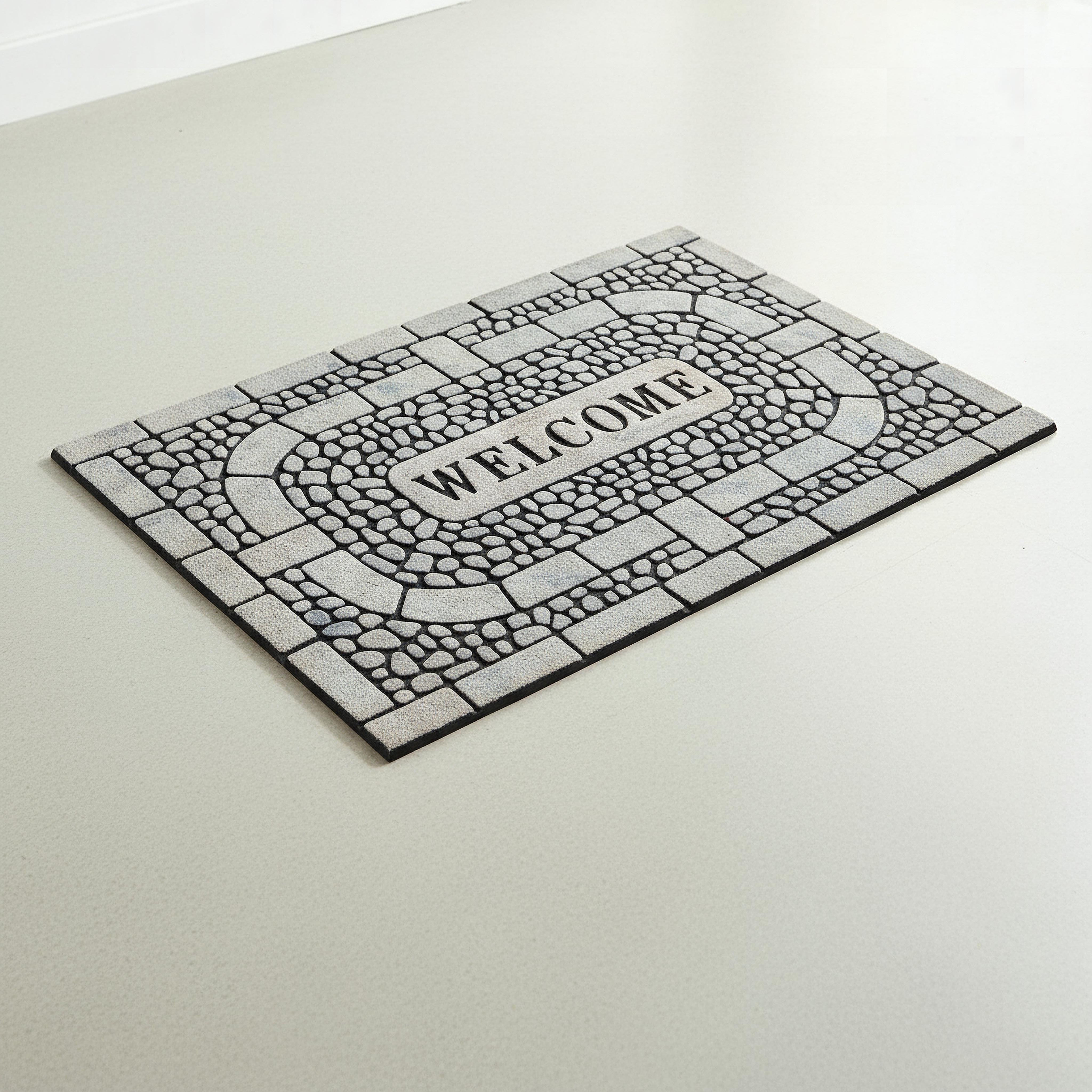 Welcome Heavy Duty Printed Rubber Doormat - 60x90 cm-hbxhomeware-hbxlivingroom-image-1