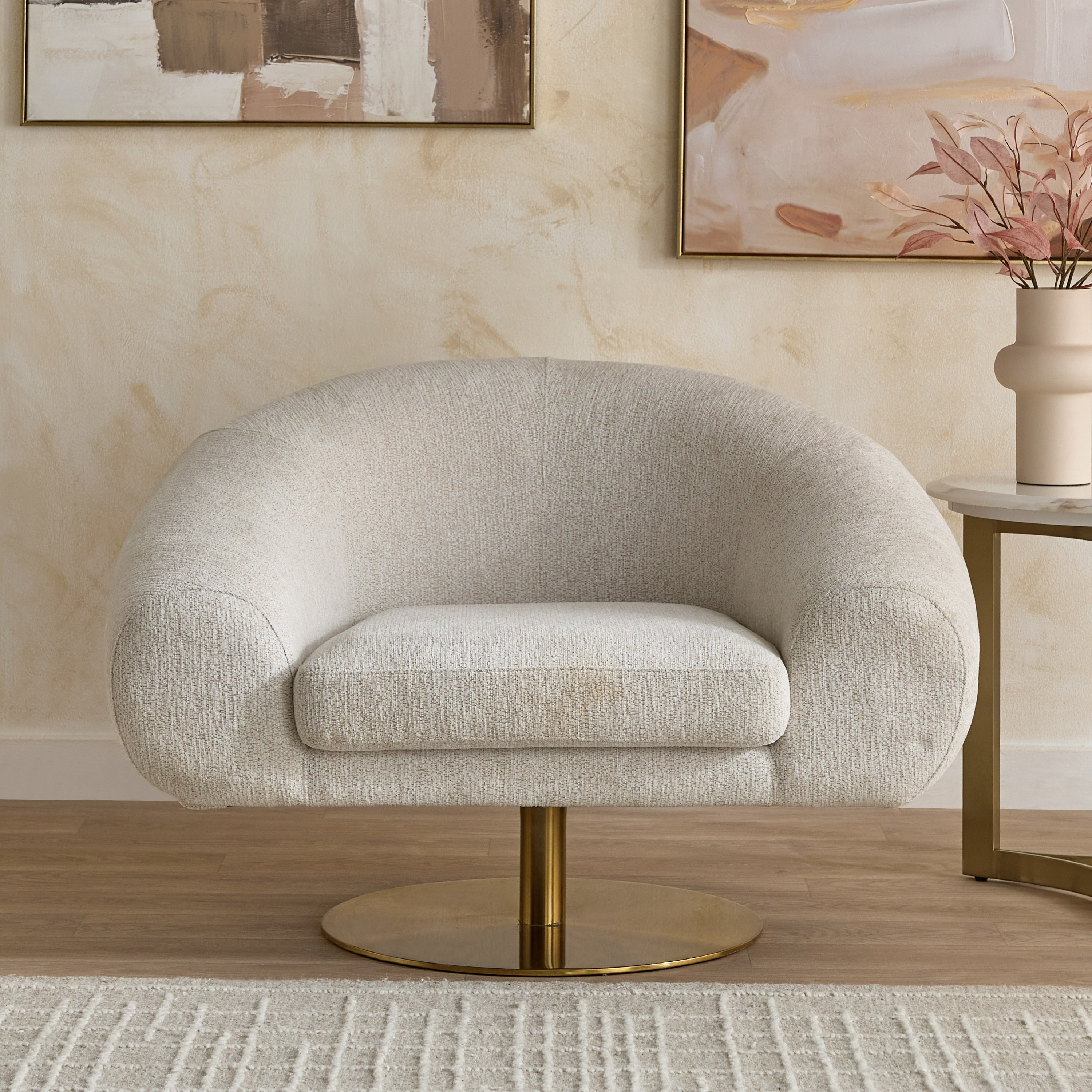 Vicenza Fabric Accent Chair with Swivel-hbxlivingroom-sofasandarmchairs-easychairs-image-2