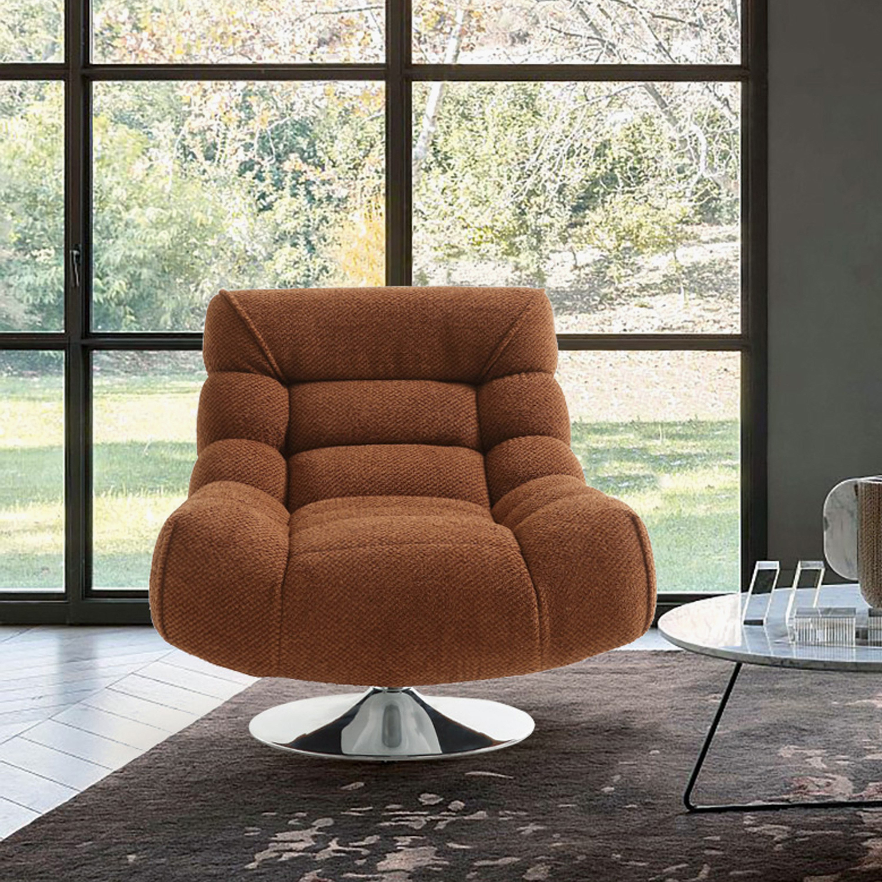 Bern Fabric Accent Chair with Swivel-hbxlivingroom-sofasandarmchairs-easychairs-image-1