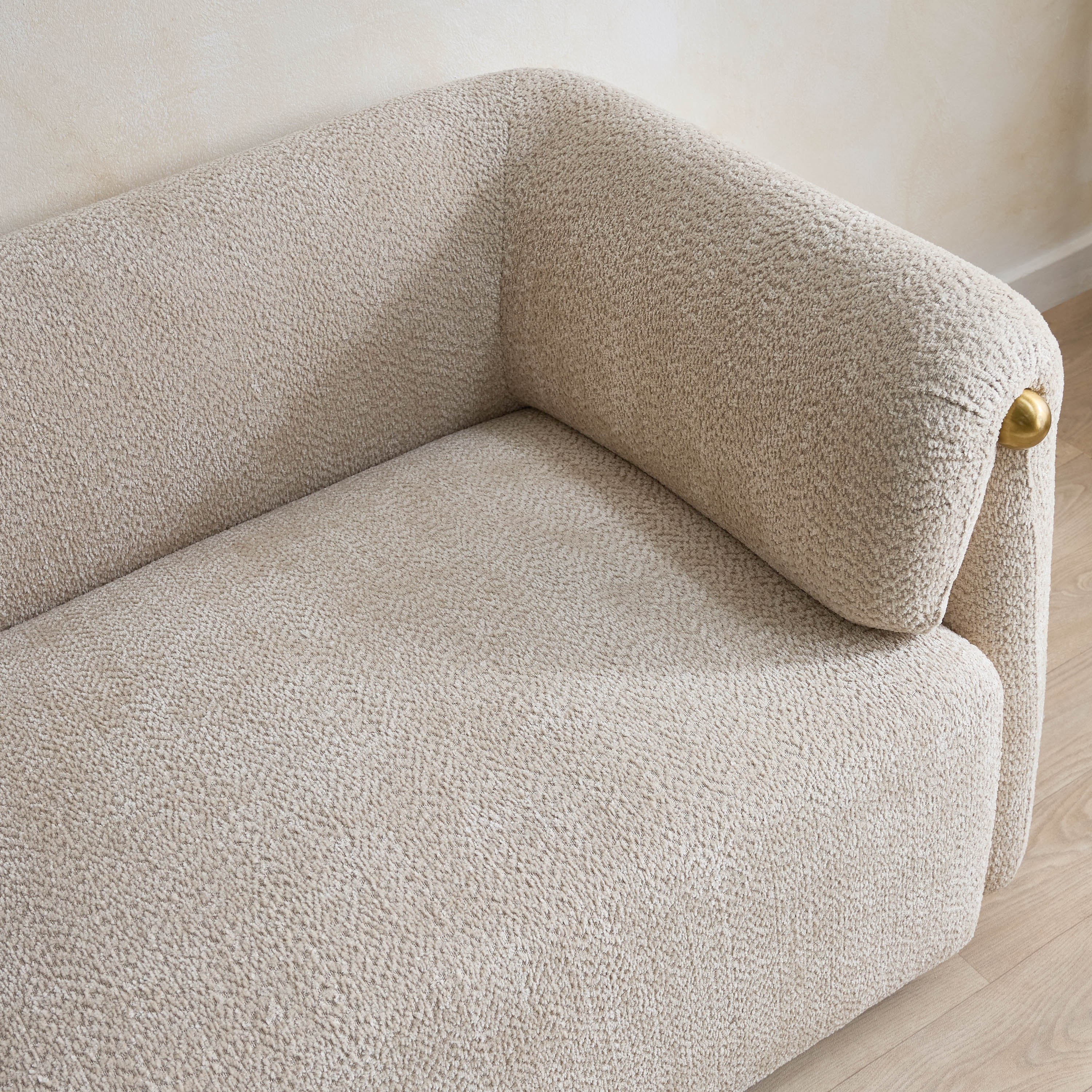Scallop 3-Seater Fabric Sofa with 3 Cushions-hbxlivingroom-sofasandarmchairs-sofas-image-6