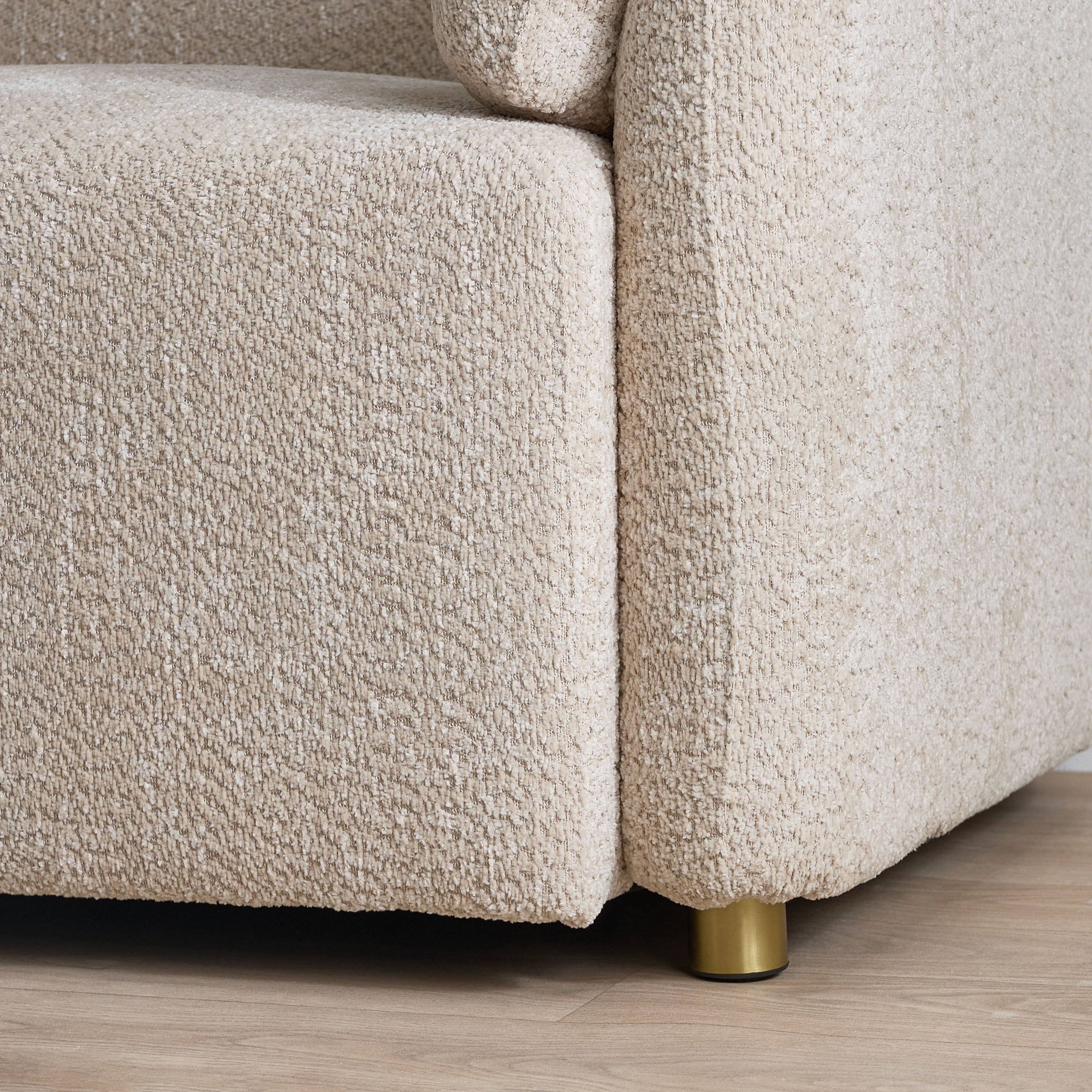 Scallop 3-Seater Fabric Sofa with 3 Cushions-hbxlivingroom-sofasandarmchairs-sofas-image-8