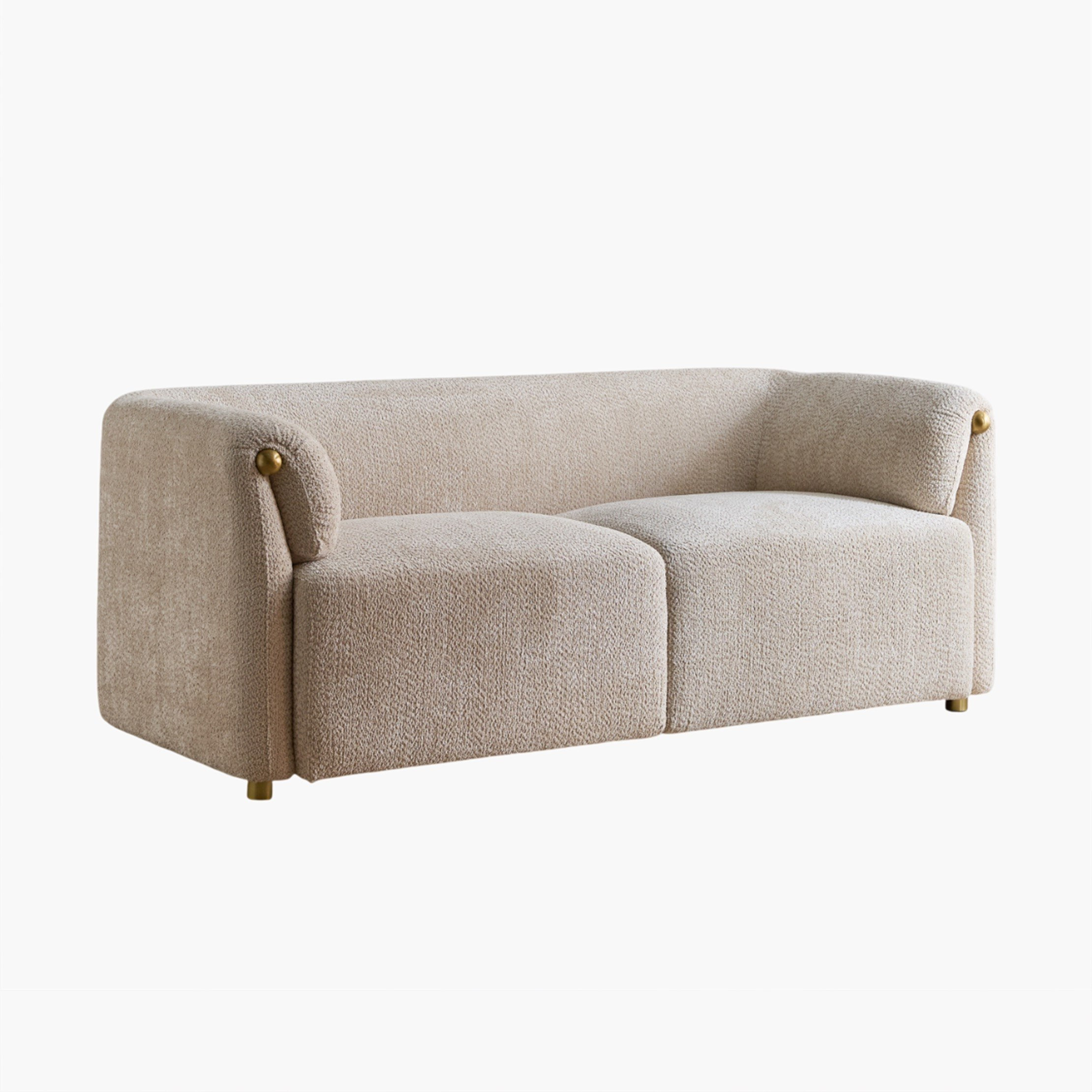 Scallop 2-Seater Fabric Sofa with 2 Cushions-hbxlivingroom-sofasandarmchairs-sofas-image-10