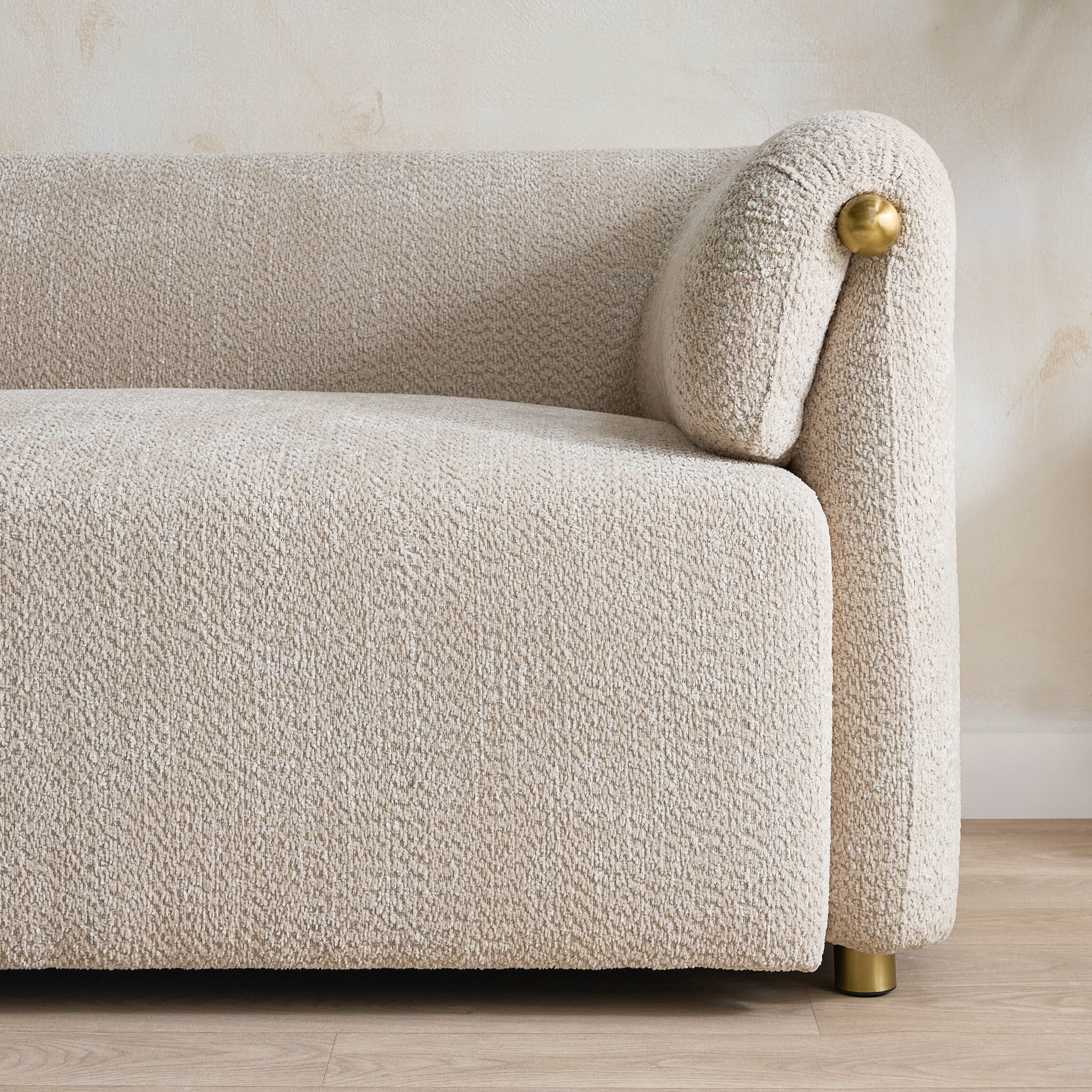 Scallop 2-Seater Fabric Sofa with 2 Cushions-hbxlivingroom-sofasandarmchairs-sofas-image-5