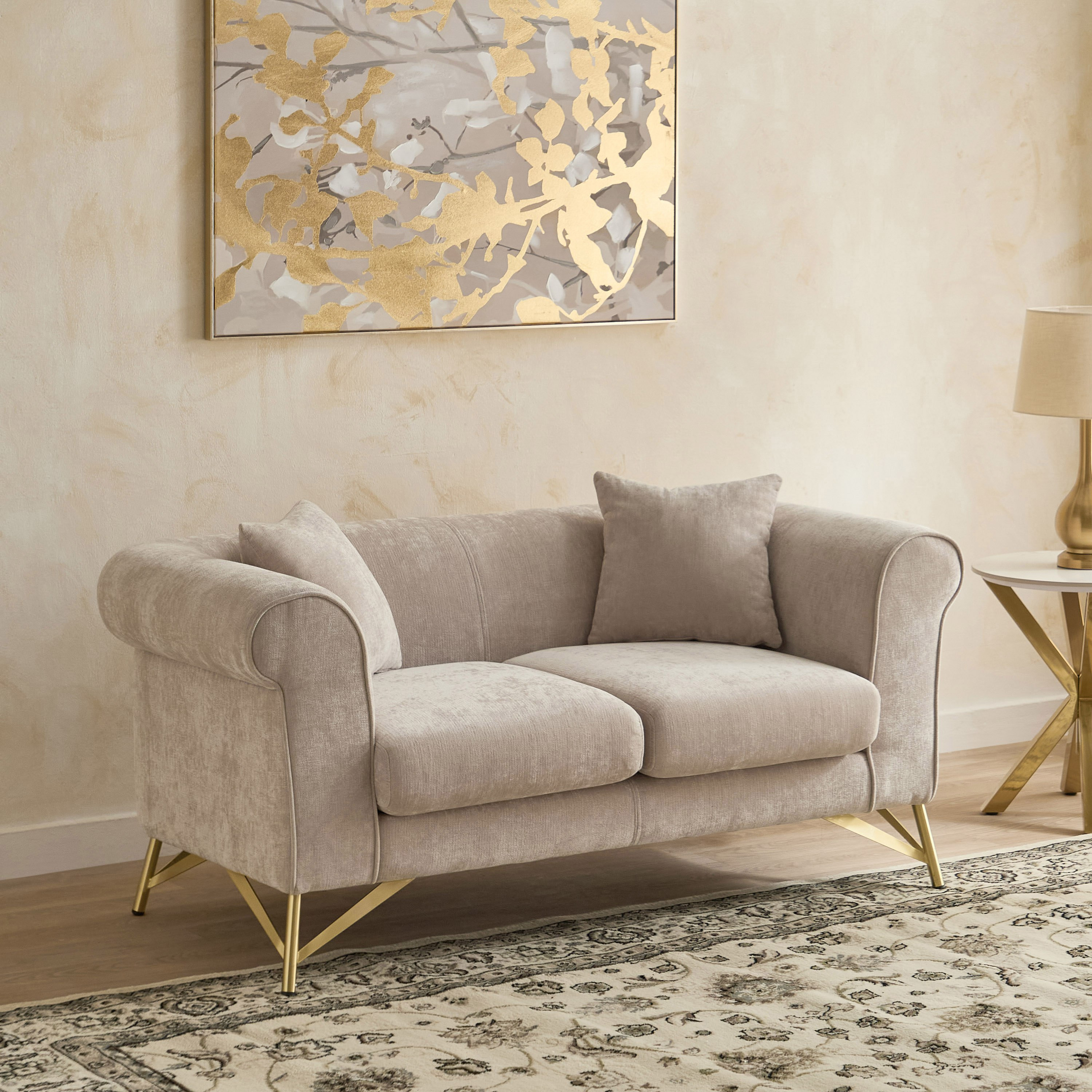 Hudson 2-Seater Fabric Sofa with 2 Cushions-hbxlivingroom-sofasandarmchairs-sofas-image-1