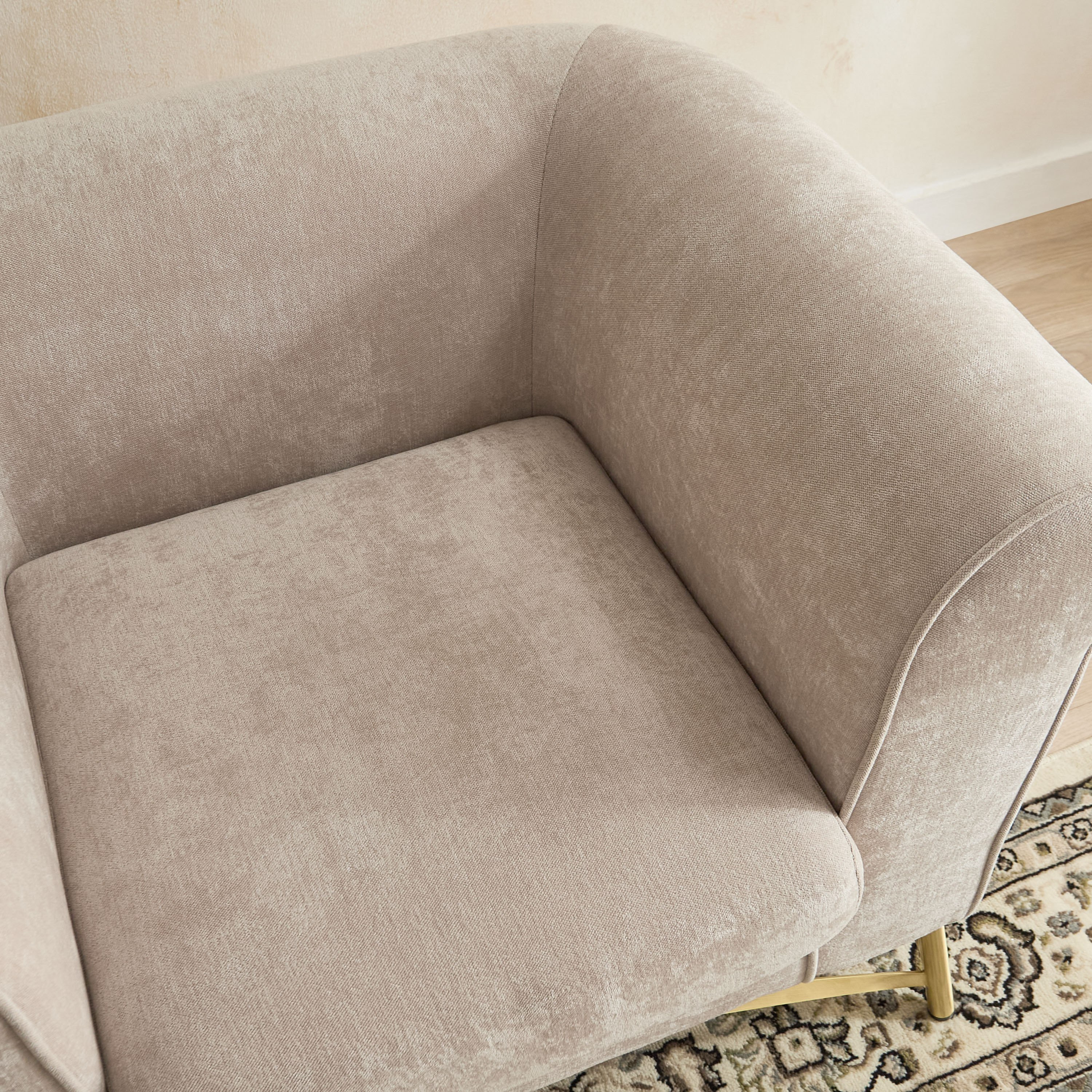 Hudson Fabric Armchair Sofa with Cushion-hbxlivingroom-sofasandarmchairs-sofas-image-5