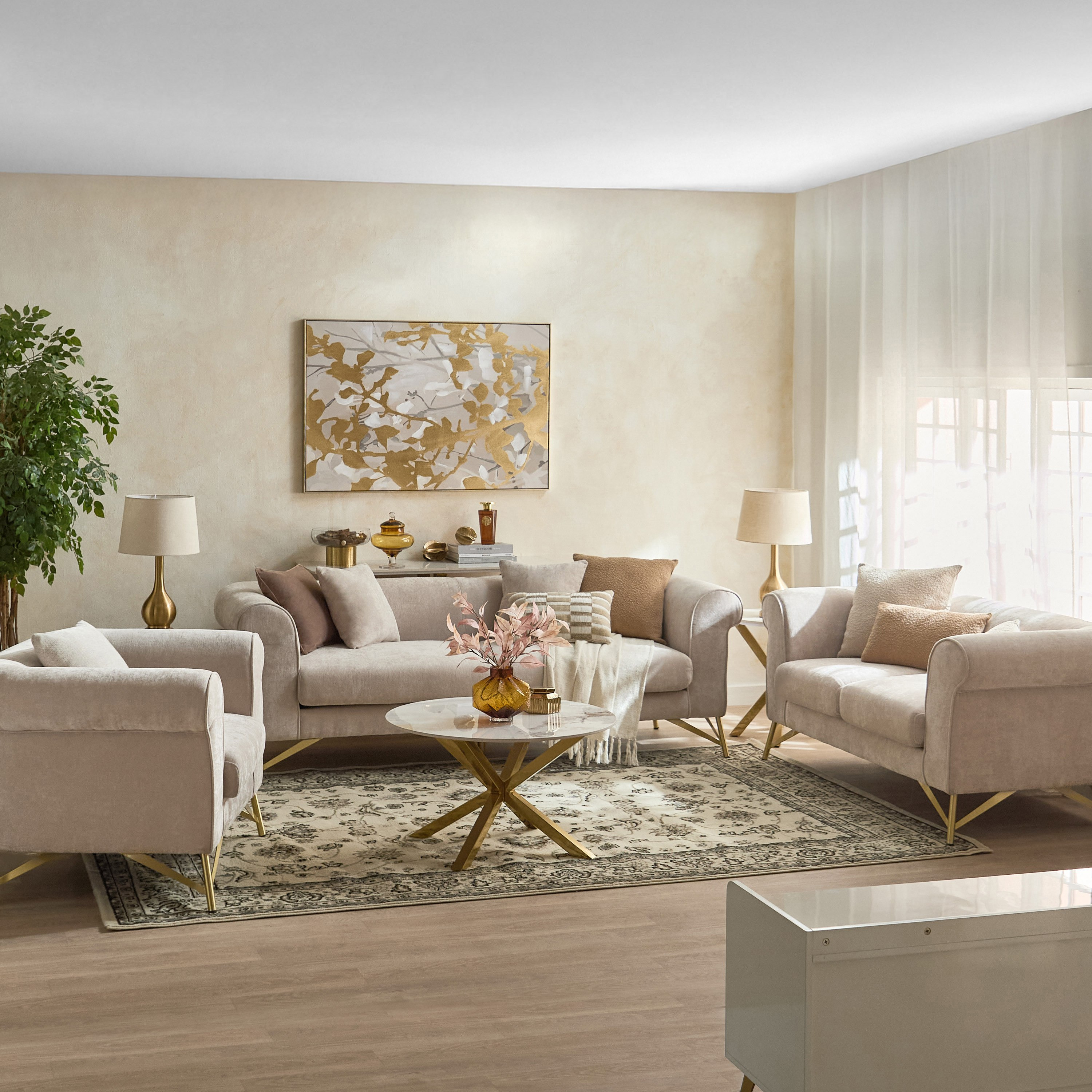 Hudson Fabric Armchair Sofa with Cushion-hbxlivingroom-sofasandarmchairs-sofas-image-8