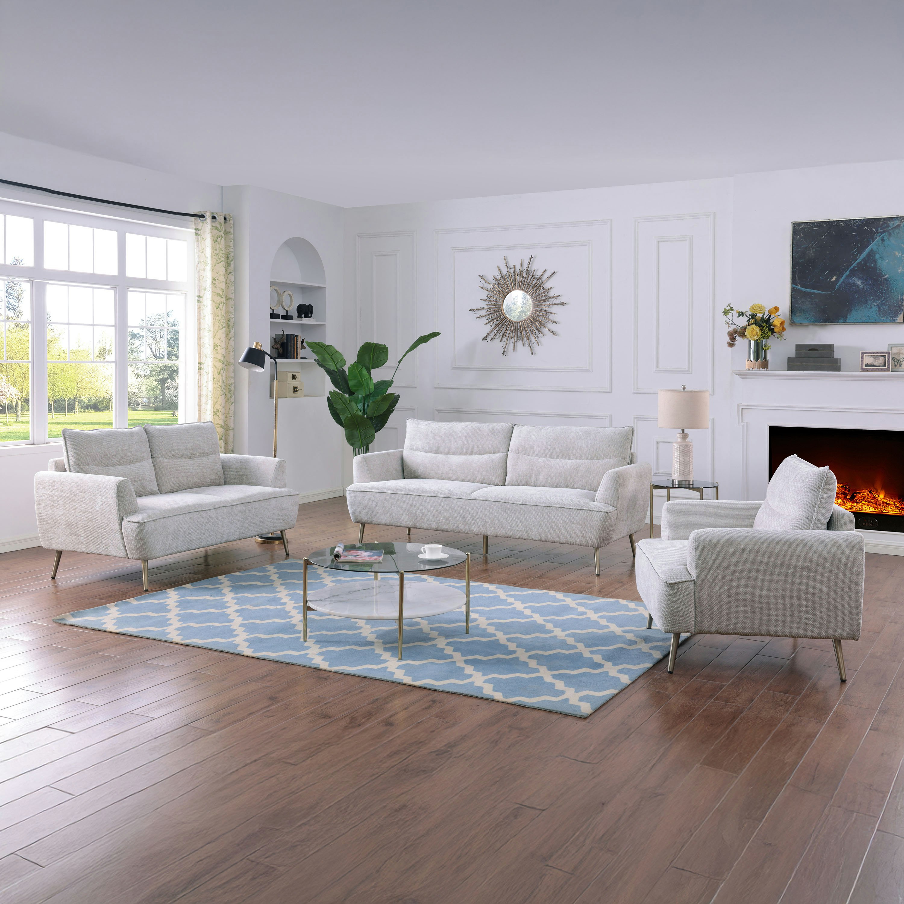 Bruges Easy Clean Fabric Armchair Sofa-hbxlivingroom-sofasandarmchairs-sofas-image-5