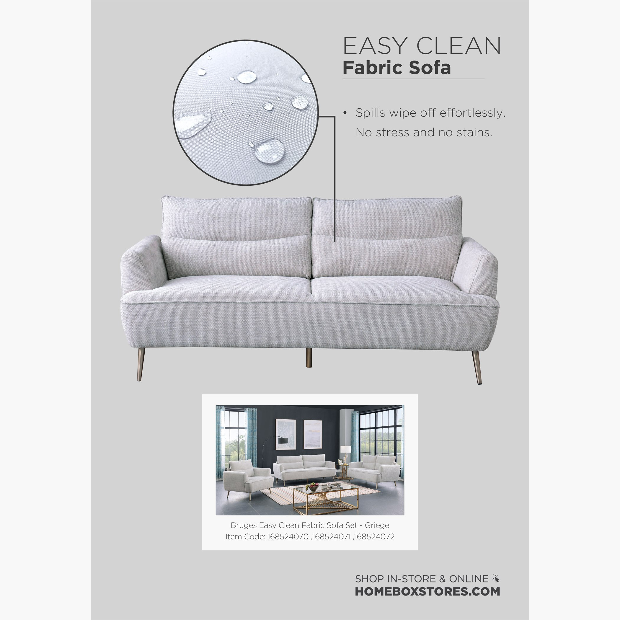 Bruges Easy Clean Fabric Armchair Sofa-hbxlivingroom-sofasandarmchairs-sofas-image-6