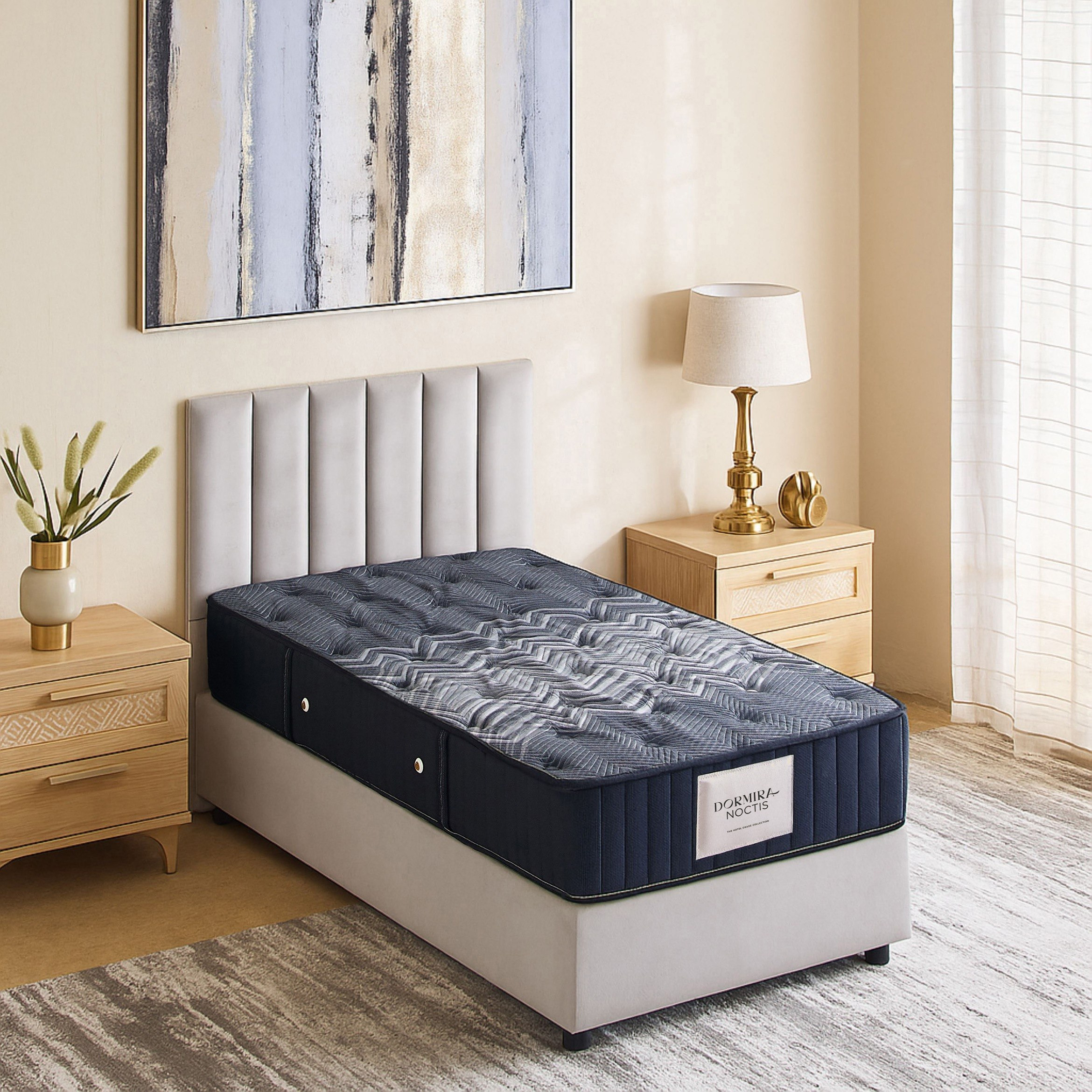 i-Dormira Noctis Hotel Collection Latex Visco Memory Foam Pocket Spring Mattress - 90x200x35cm-hbxfurniture-bedroom-mattresses-single-image-3