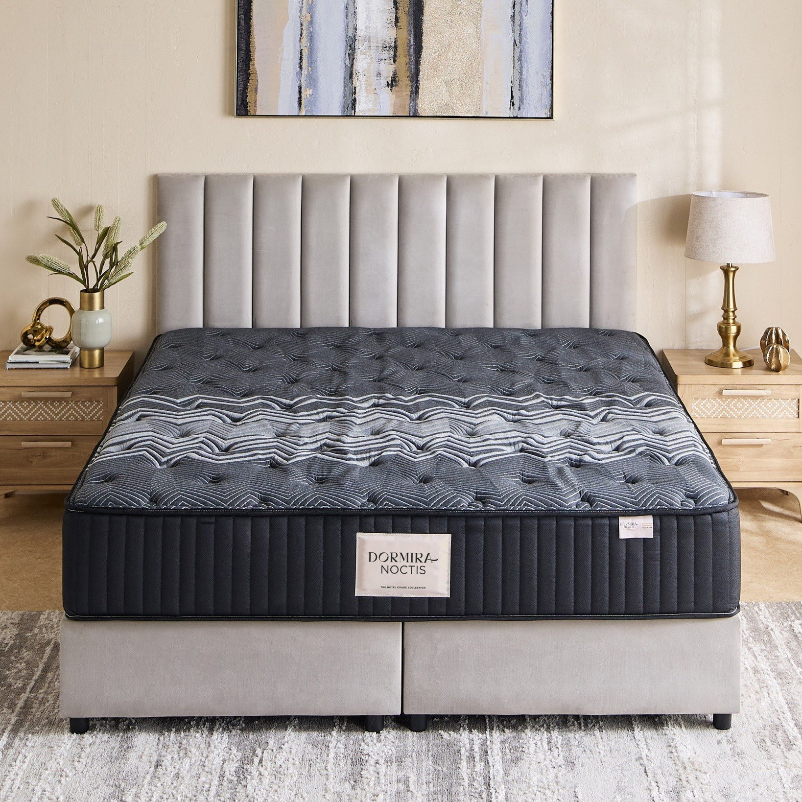 i-Dormira Noctis Hotel Collection Latex Visco Memory Foam Pocket Spring Mattress - 200x200x35cm-hbxfurniture-mattresses-superking-image-2